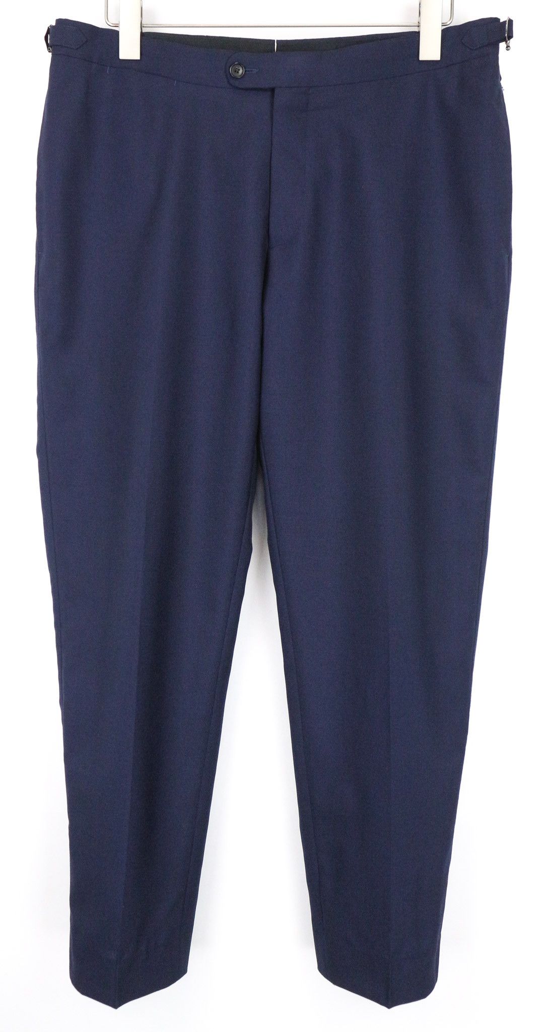 Suitsupply BRESCIA UK42R Navy Wool Slim Trousers 75254 Size 42R - 1 Thumbnail