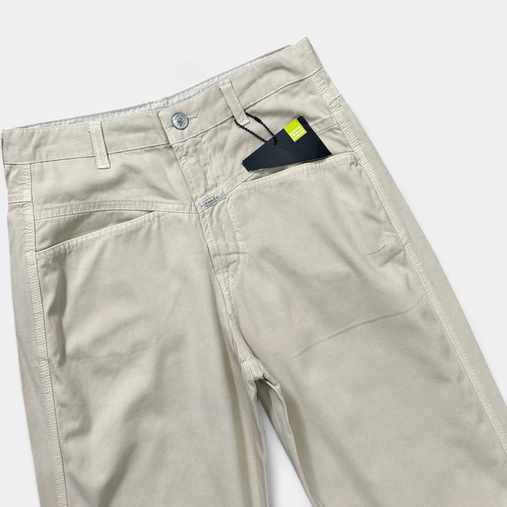 Marithe + Francois Girbaud Marithé + François Girbaud 1990s Beige Carpenter Pants Size US 31 - 2 Thumbnail