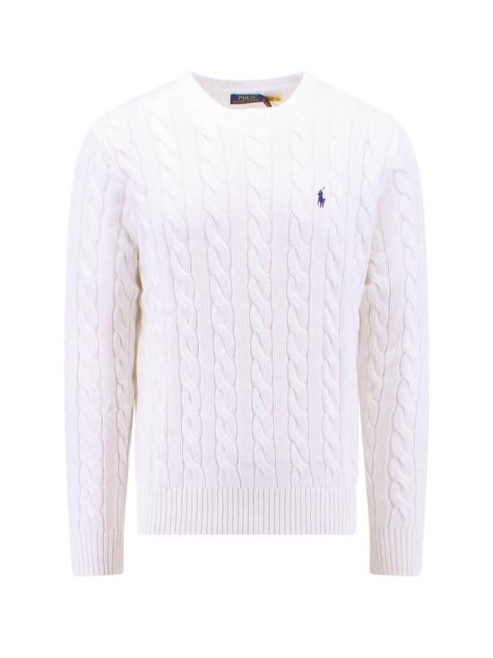 Polo Ralph Lauren POLO RALPH LAUREN Men Sweater 710775885 033 White Size US L / EU 52-54 / 3 - 1 Thumbnail