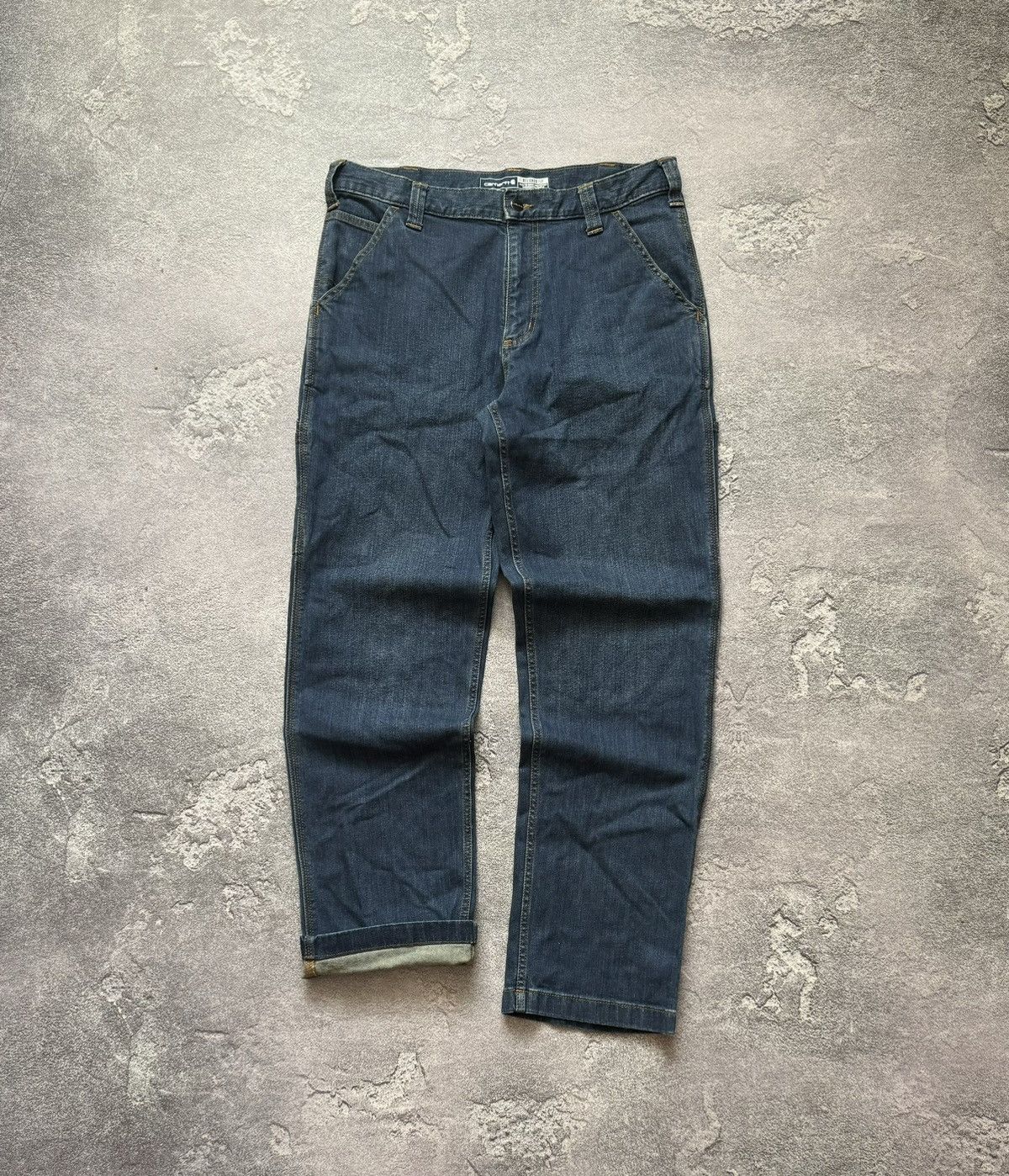 Carhartt × Vintage Carhartt 34/32 rugged flex relaxed jean pant denim trouser Size US 34 / EU 50 - 8 Thumbnail