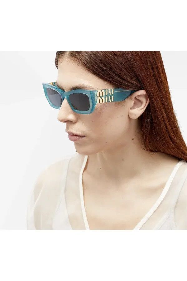 Miu Miu Miu Miu Women Sunglasses MU09WS GLIMPSE 19L09T BRAND NEW Size ONE SIZE - 11 Thumbnail