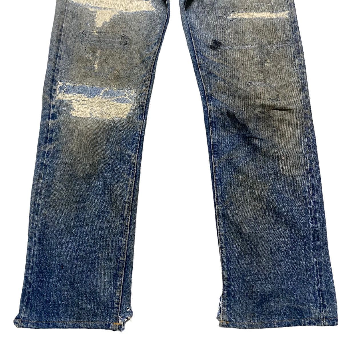 Levi's Vintage 60s Levis 501 Big E Redline Denim Jeans Button 8 Size US 30 / EU 46 - 7 Thumbnail