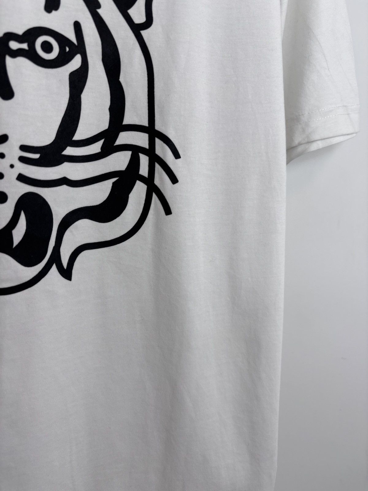 Kenzo Kenzo Paris Men’s Big Tiger Print Logo White T-Shirt Tee Size US L / EU 52-54 / 3 - 13 Thumbnail