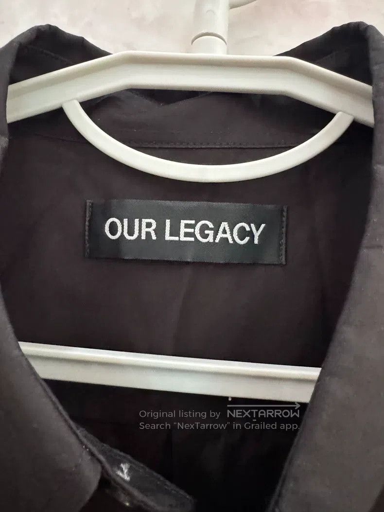 Our Legacy Our Legacy Long Sleeve Black Shirt Size US M / EU 48-50 / 2 - 2 Thumbnail