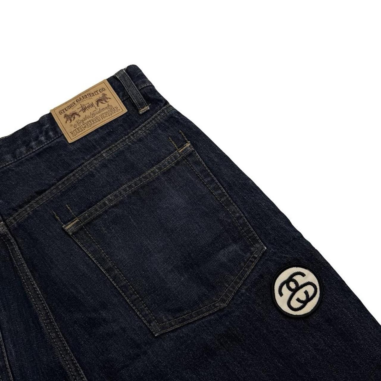 Stussy Vintage Stussy Embroidered Patch Denim Shorts Jorts Waist 35 Size US 35 - 5 Thumbnail
