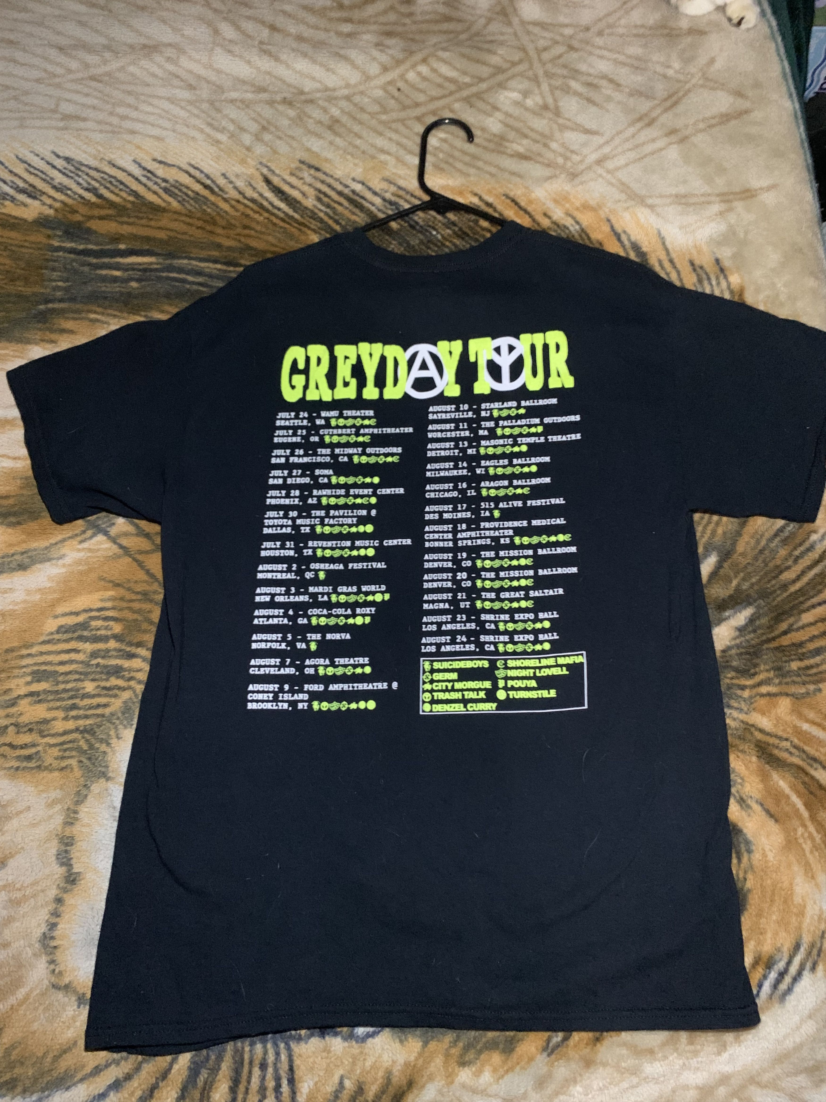 Fuck The Population × G59 Records $uicideBoy$ GreyDay Tour T-Shirt Size US L / EU 52-54 / 3 - 4 Thumbnail