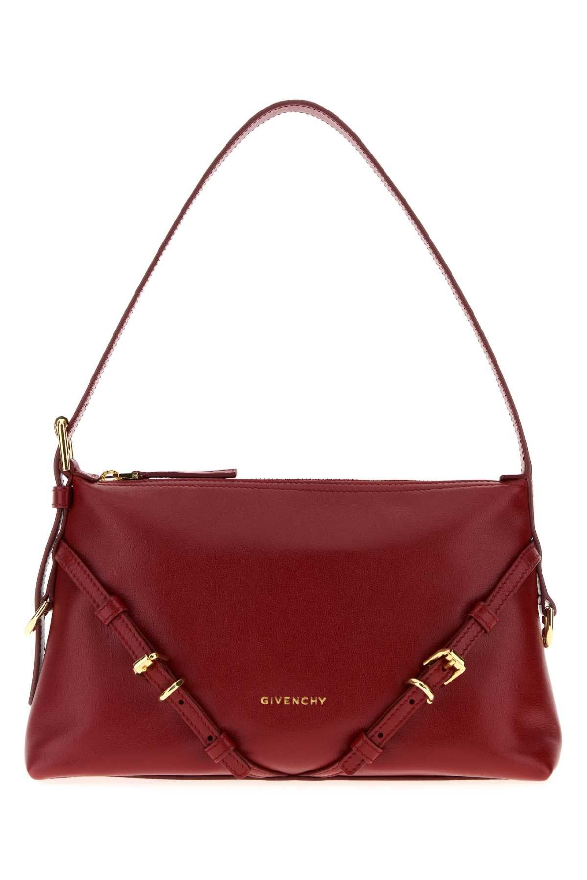 Givenchy Red Leather Mini Voyou Shoulder Bag Size ONE SIZE - 1 Thumbnail