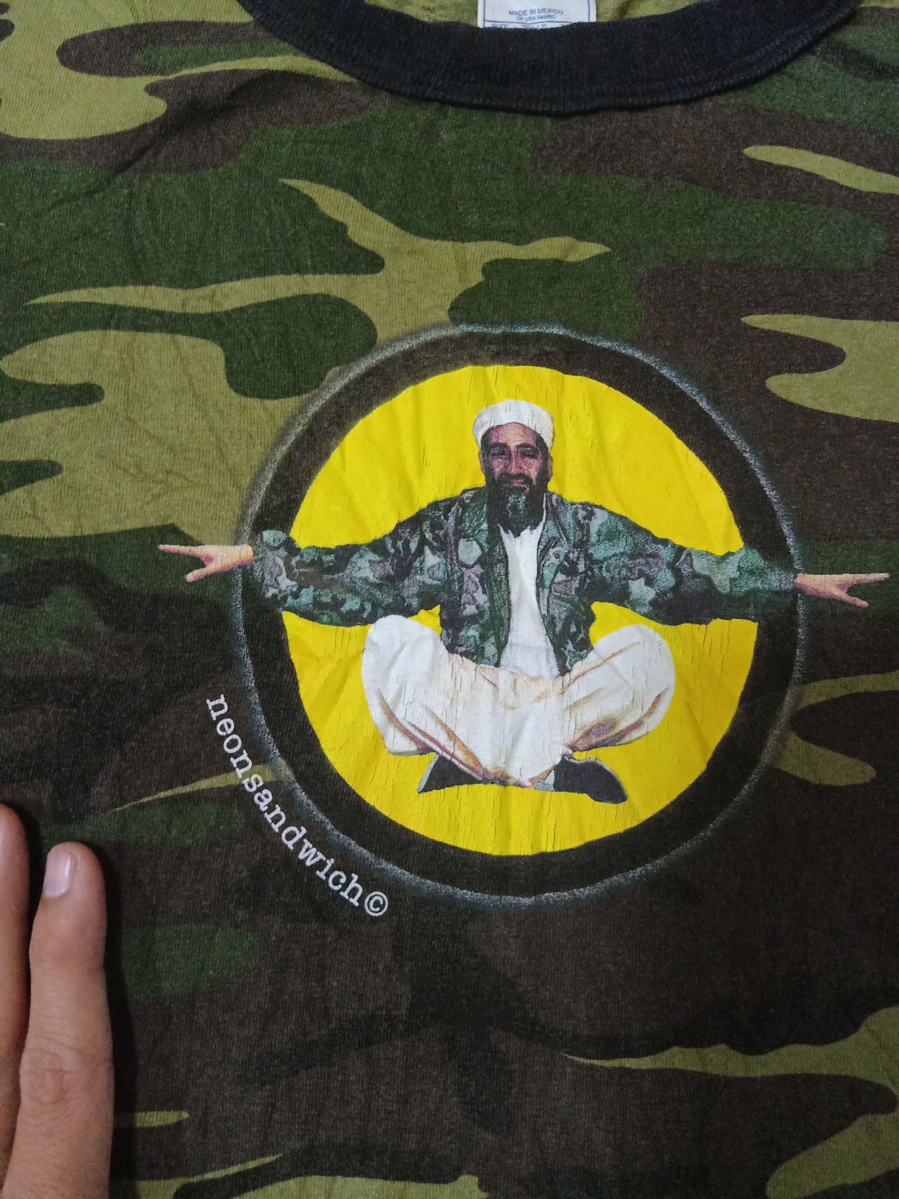 Vintage Vtg Osama Ben Laden tee Size US M / EU 48-50 / 2 - 3 Thumbnail
