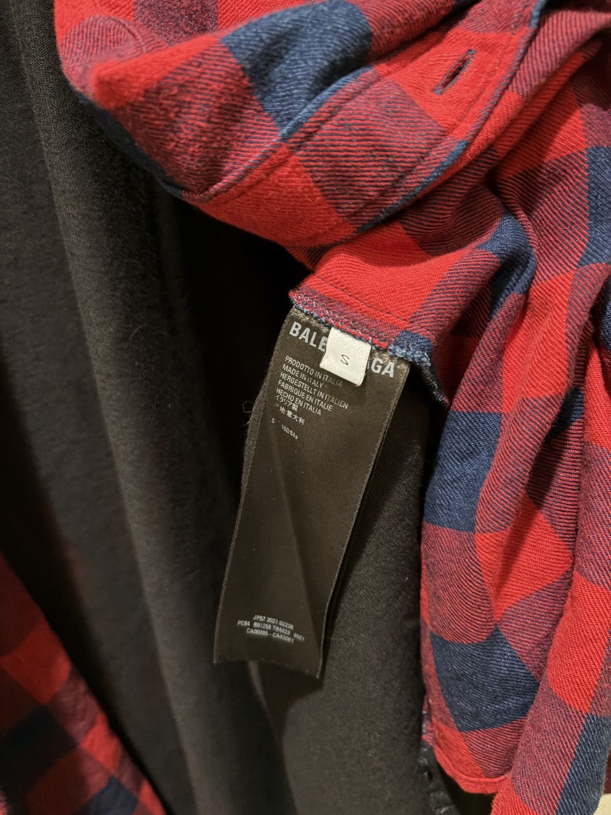 Balenciaga Hybrid Flannel Size US S / EU 44-46 / 1 - 4 Thumbnail