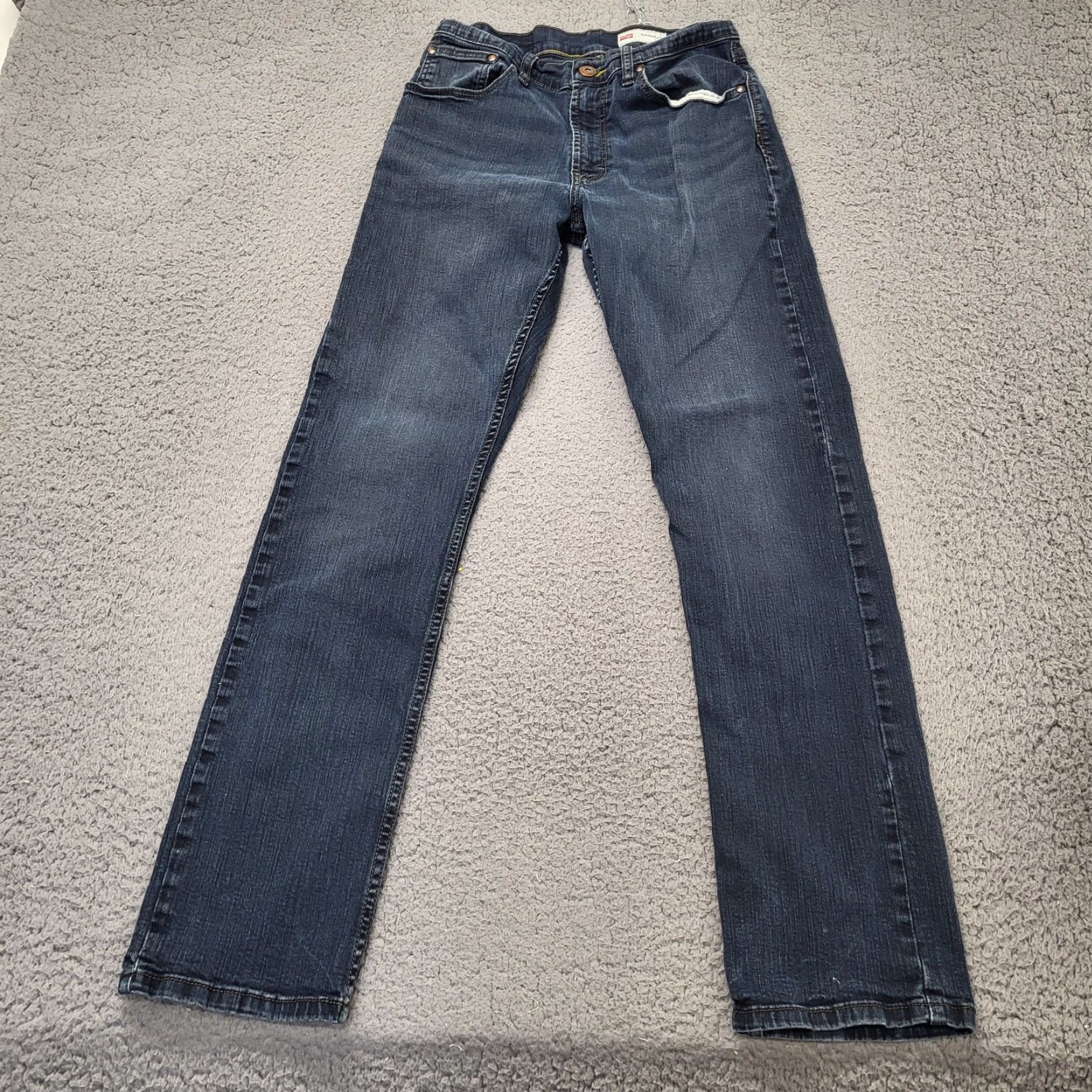 Wrangler Wrangler Jeans Mens Size 30x32 Five Star Premium Straight Fit Stonewash College Denim Blue 5-Pocket Mens Regular Size US 30 / EU 46 - 2 Thumbnail