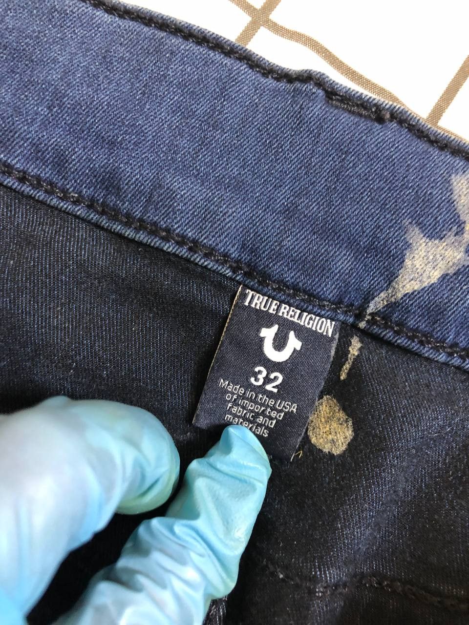 True Religion True Relion Johnny Dark Blue Wash Denim Jeans Size US 32 / EU 48 - 15 Thumbnail