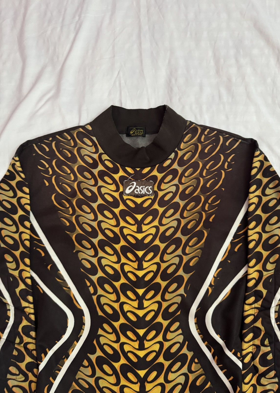 Asics Distressed Vintage 90s Asics Flames Goalkeeper Jersey Size US L / EU 52-54 / 3 - 2 Thumbnail