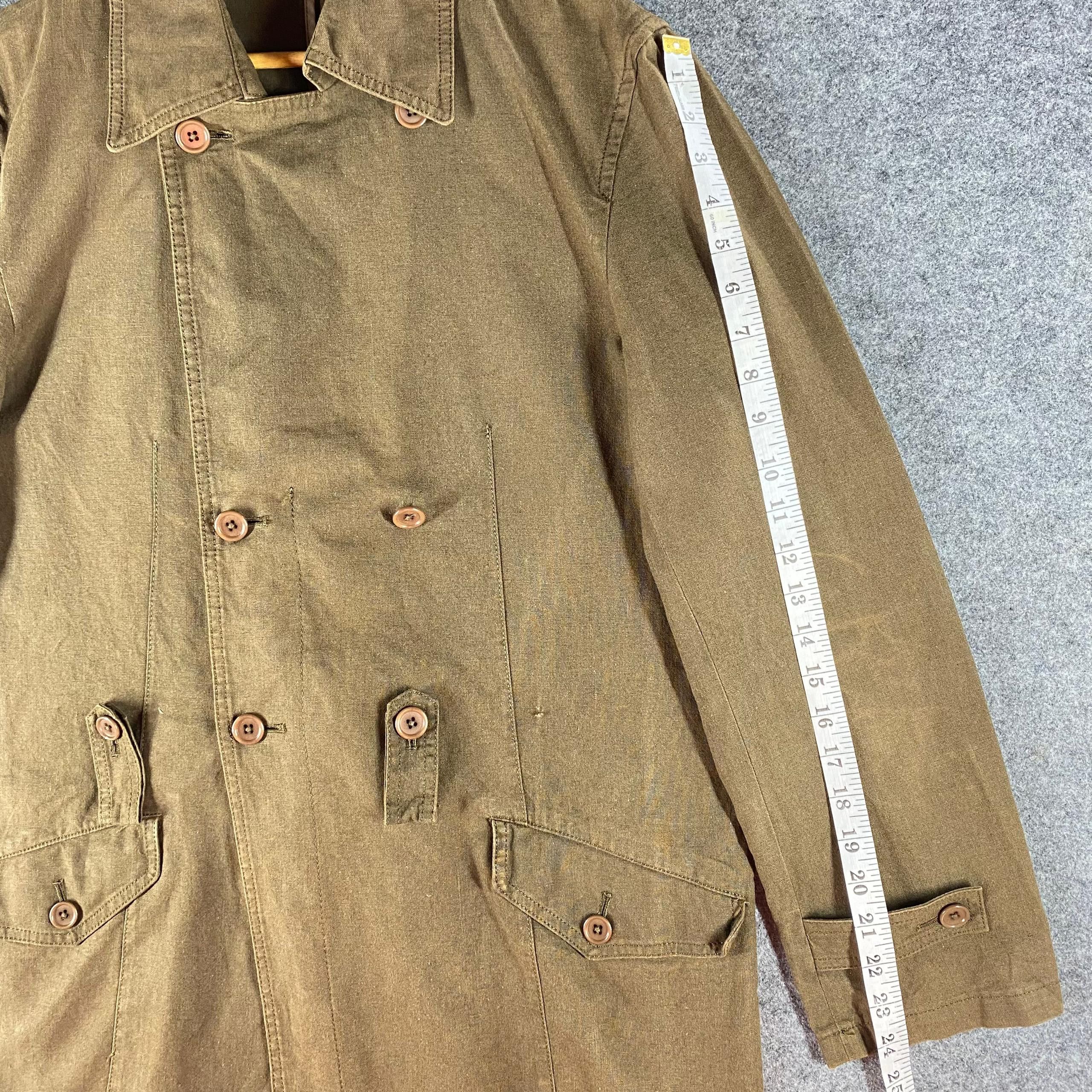 Yohji Yamamoto Vintage 90s Ined Homme by Yohji Yamamoto Parka Jacket Size US L / EU 52-54 / 3 - 7 Thumbnail