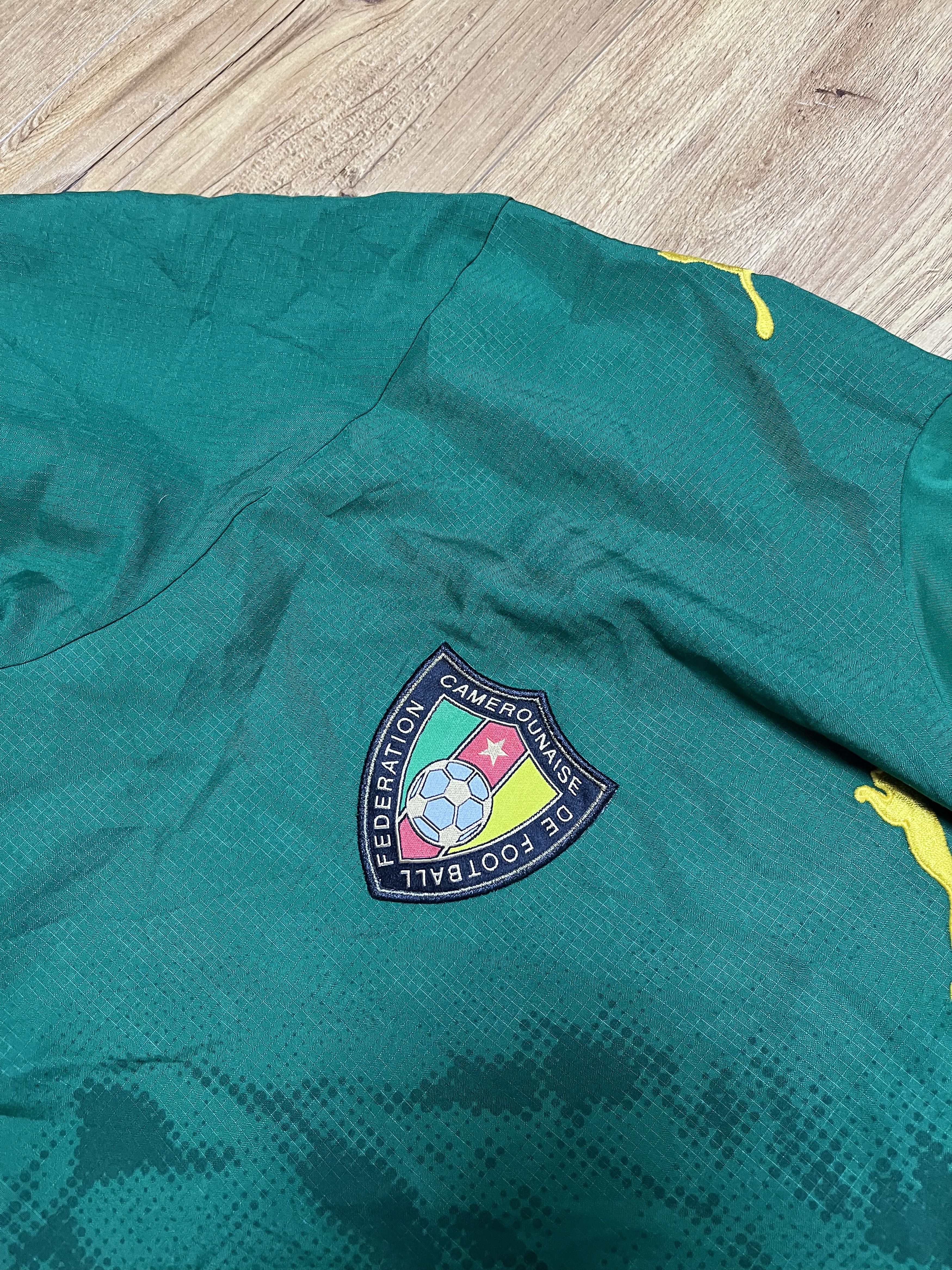 Puma × Vintage Puma Cameroon 2006-07 Home Football Jersey Size US L / EU 52-54 / 3 - 4 Thumbnail