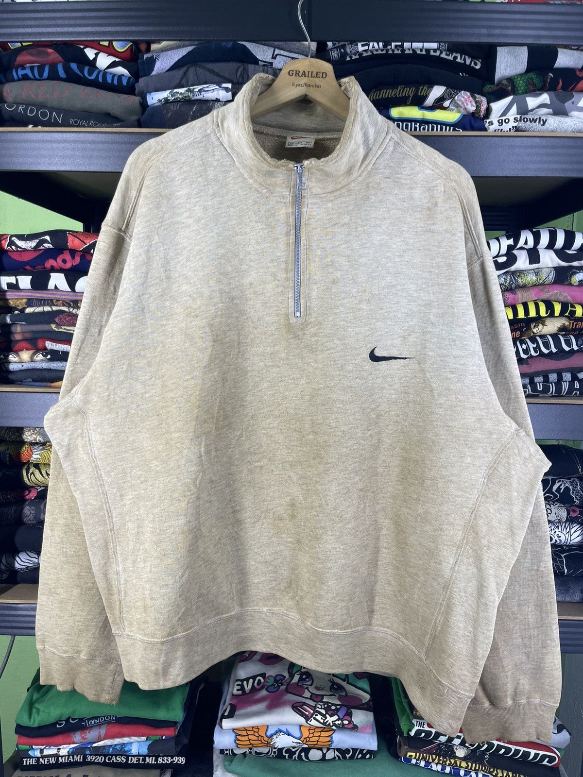 Nike Vintage 90's Nike HalfZipper Sweashirt Size US XXL / EU 58 / 5 - 4 Thumbnail