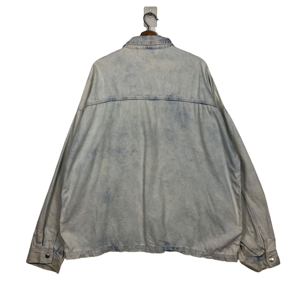 Japanese Brand × Vintage 📌Vintage Acid Wash Bomber Jacket Gu Japan Issey Miyake Size US L / EU 52-54 / 3 - 9 Thumbnail
