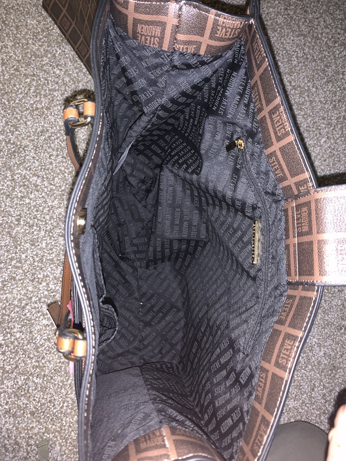 Steve Madden Steve Madden Cognac Blivia Size ONE SIZE - 4 Thumbnail