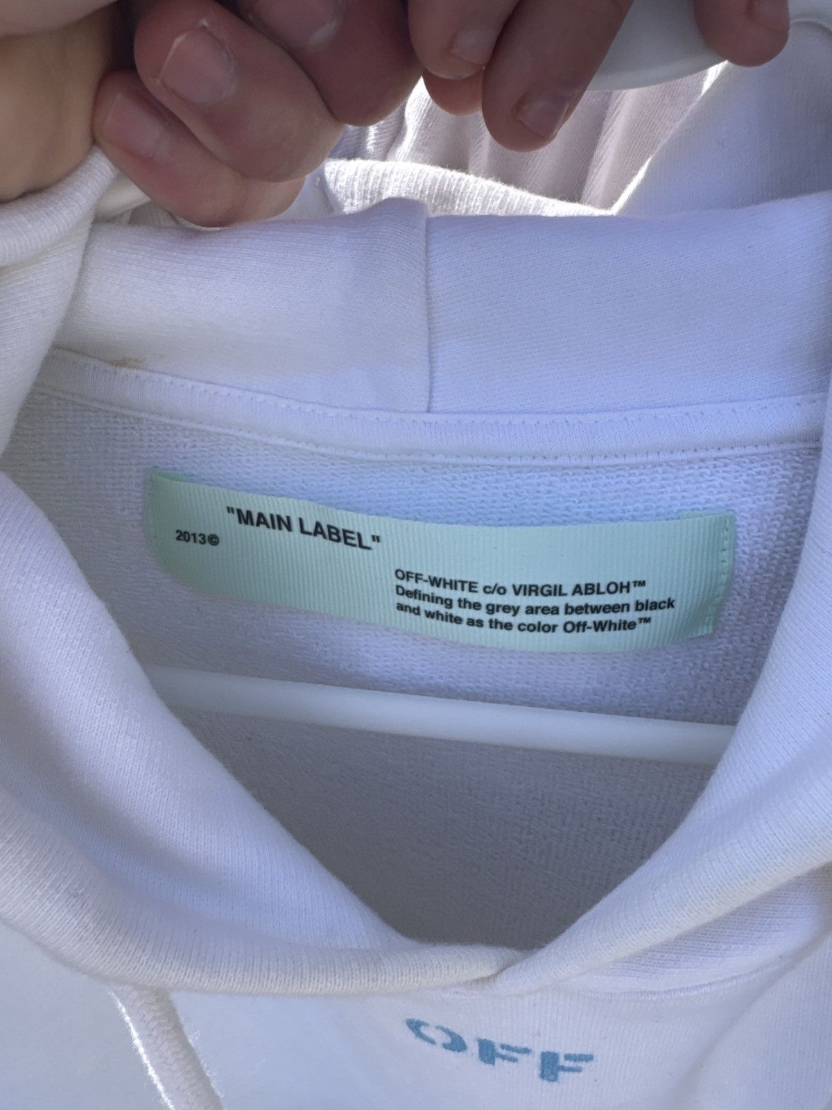Off-White Limited edition Mikonos off-white hoodie Size US L / EU 52-54 / 3 - 4 Thumbnail