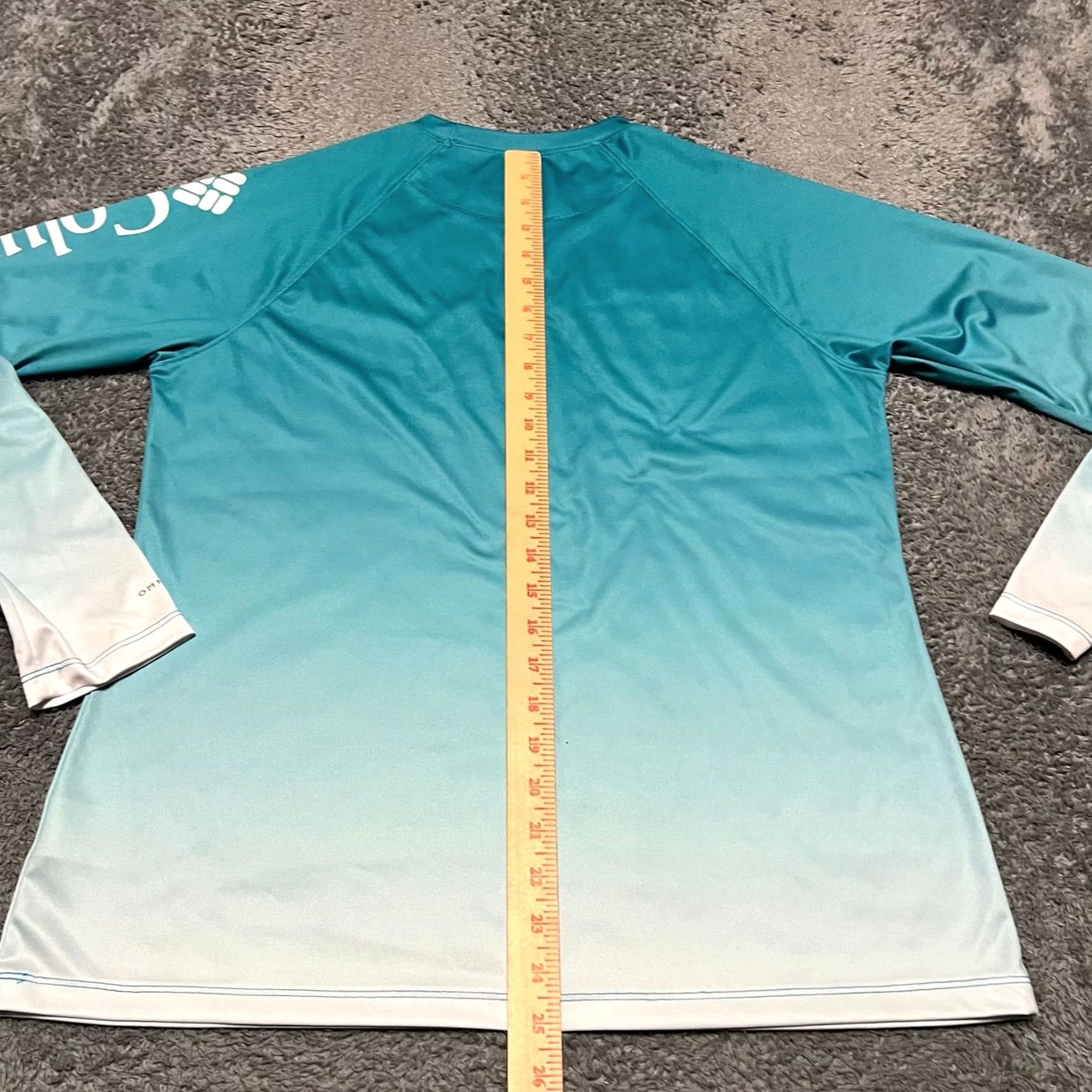Altea Columbia PFG Shirt Womens XL Teal Blue Long Sleeve Fishing Performance Shirt Women XL Teal Blue Long Sleeve Columbia PFG Shirt Size XL / US 12-14 / IT 48-50 - 5 Thumbnail