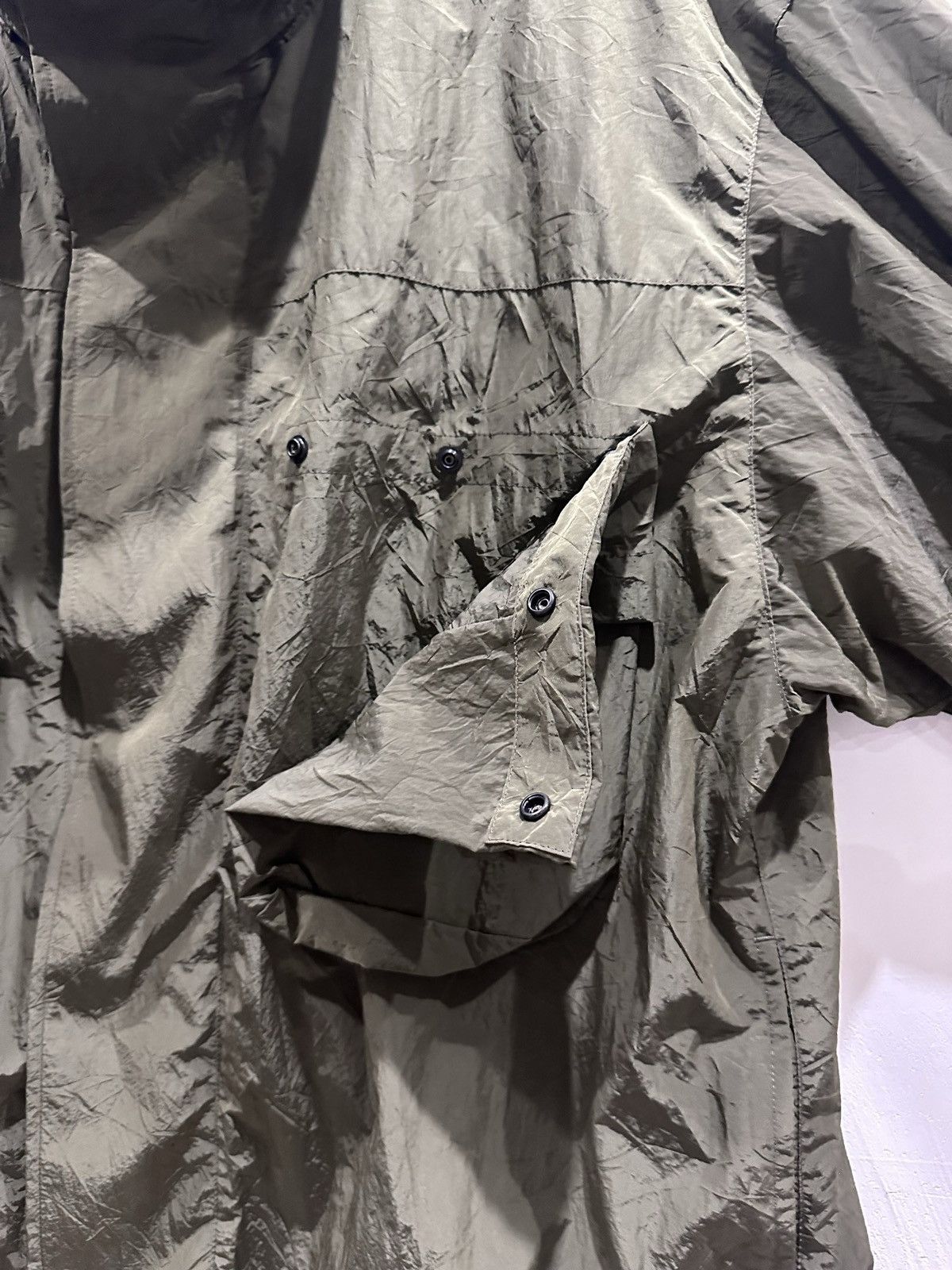 N.Hoolywood Metal Nylon Cropped Bomber Jacket Olive Size US L / EU 52-54 / 3 - 4 Thumbnail