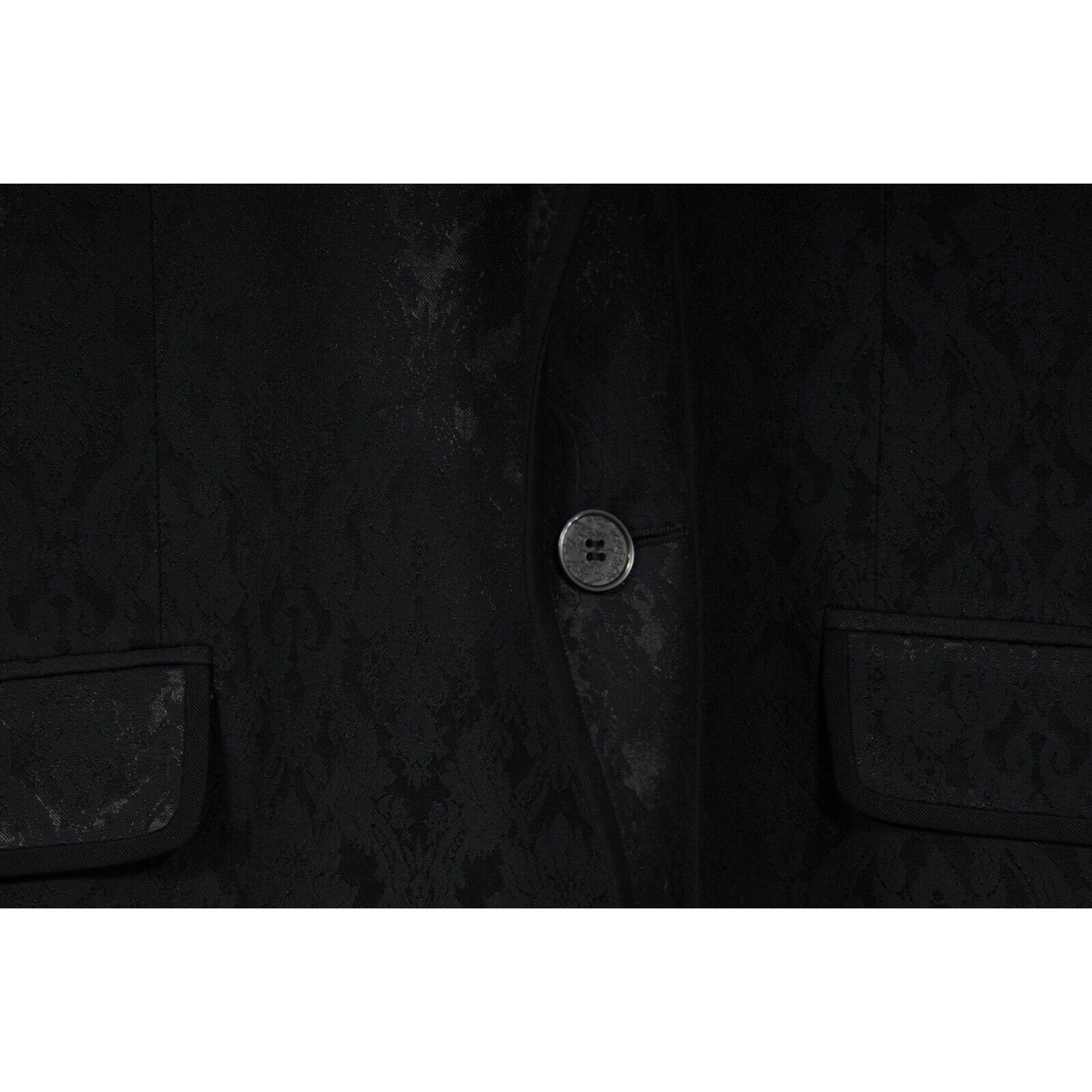 Ted Baker Jacquard Print Blazer 44 R Navy Blue Size 44R - 3 Thumbnail