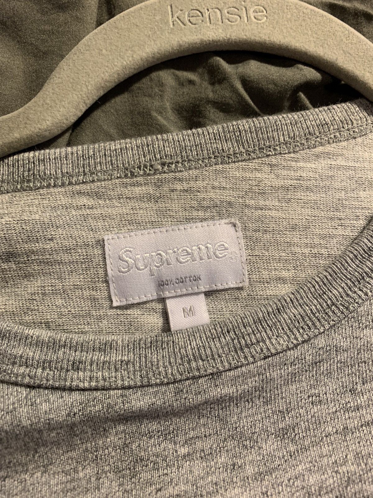 Supreme Supreme Wave Tee SS11 Heather Grey Size US M / EU 48-50 / 2 - 3 Thumbnail