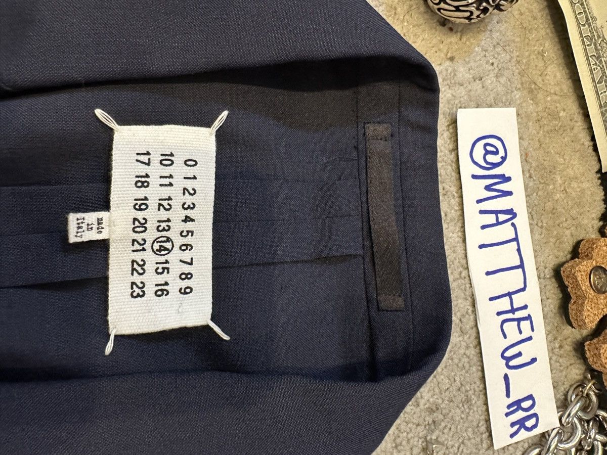 Maison Margiela Maison Margiela Blue Linen Suit Size 36S - 21 Thumbnail
