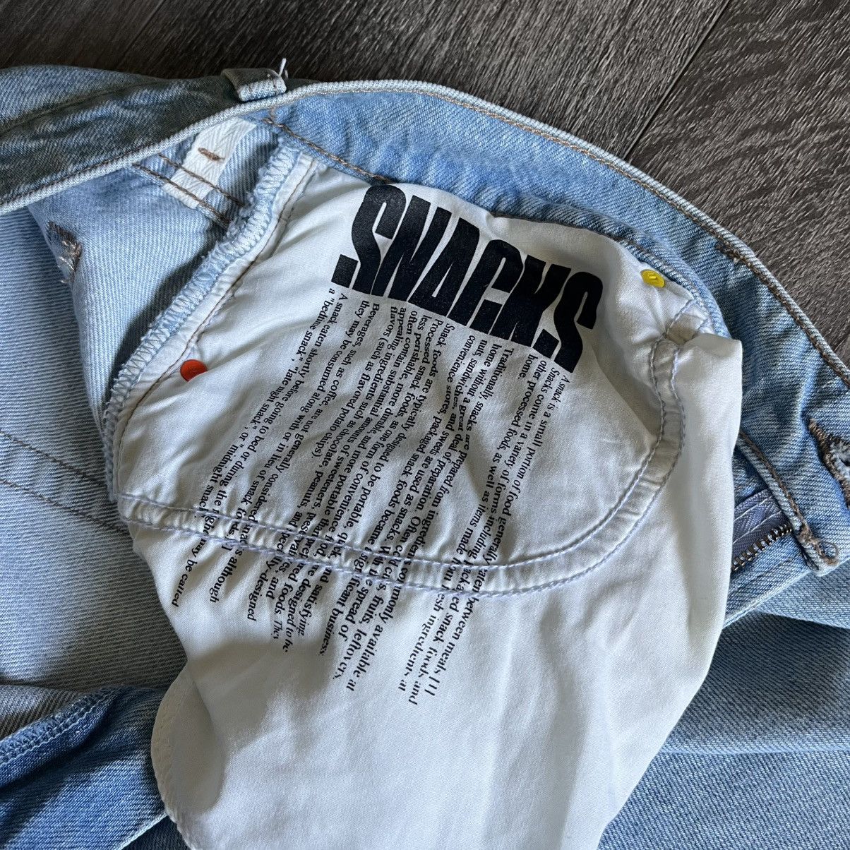 MOTHER Mother Snacks The Fun Dip Puddle Lots of Nibbles Denim Jeans Size 31" - 11 Thumbnail