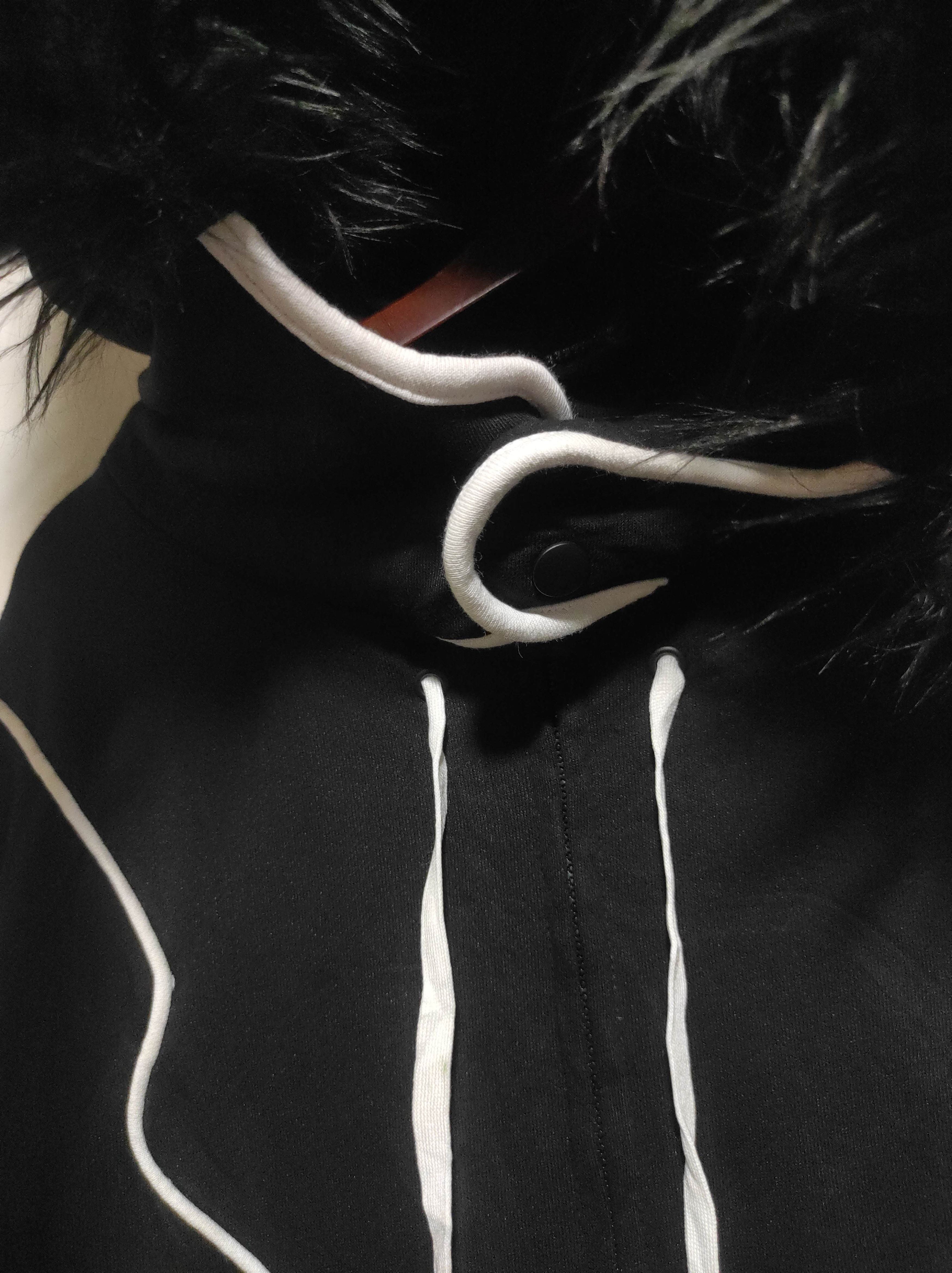If Six Was Nine Unknow Black white Zipper Fur Hoodie LGB IfSixWasNine style Size US XL / EU 56 / 4 - 7 Thumbnail