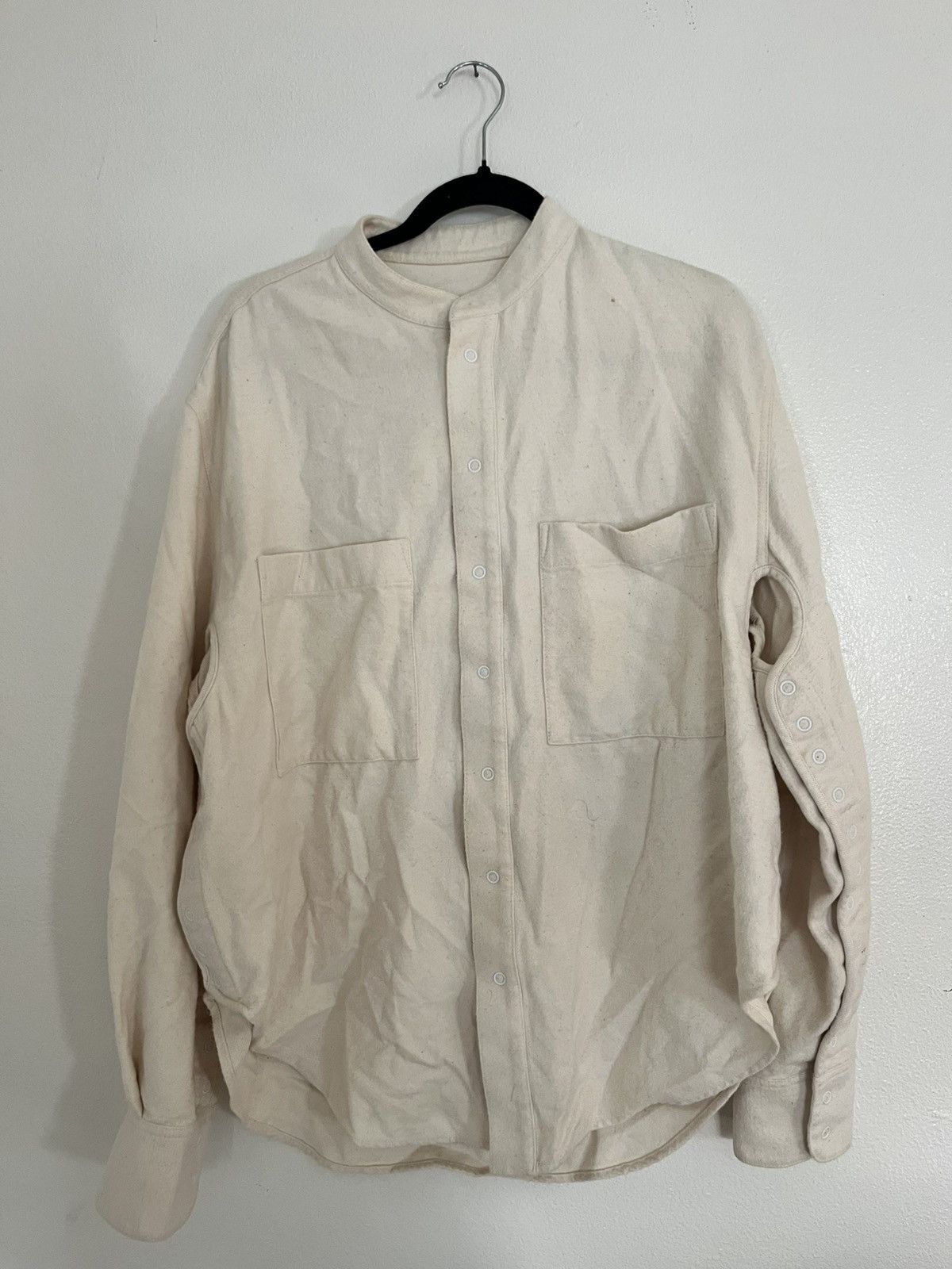 Eckhaus Latta Eckhaus Latta jersey button up Size US L / EU 52-54 / 3 - 1 Preview