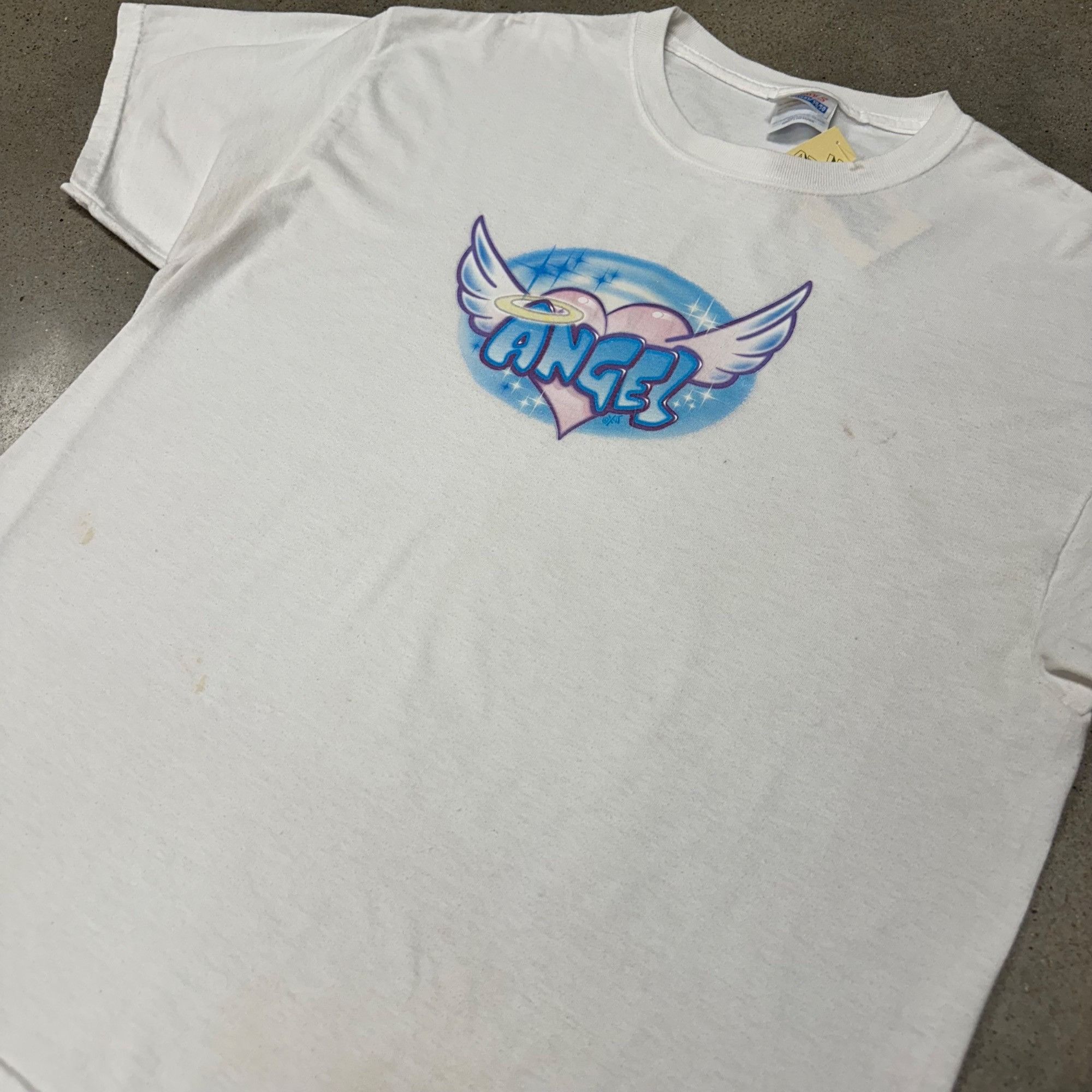 Vintage Vintage Y2K Angel Heart Shirt Size US L / EU 52-54 / 3 - 2 Thumbnail