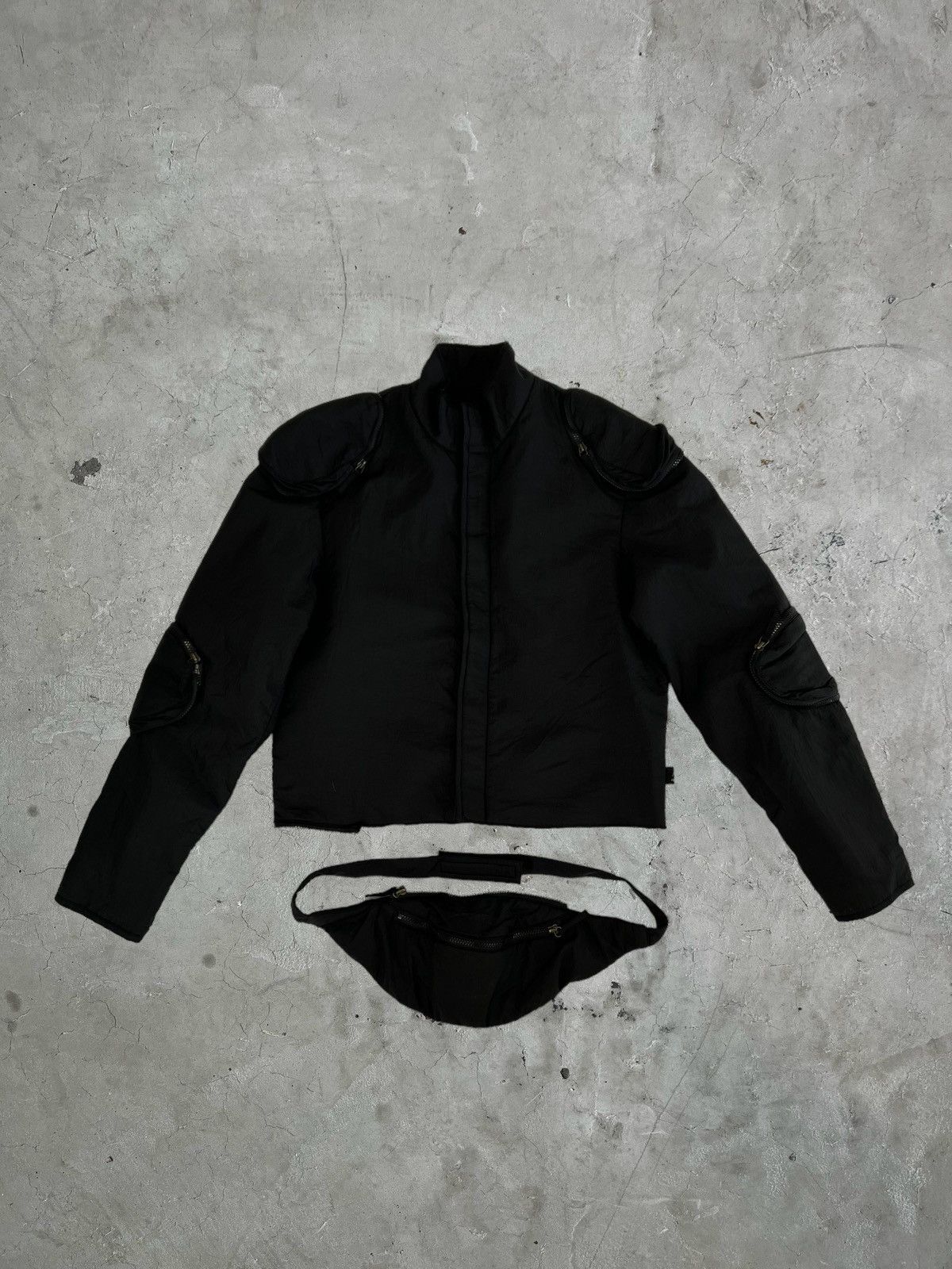 Jean Paul Gaultier SS/03 Jean Paul Gaultier Cyber 3DCargo Moto Jacket Size US M / EU 48-50 / 2 - 3 Thumbnail