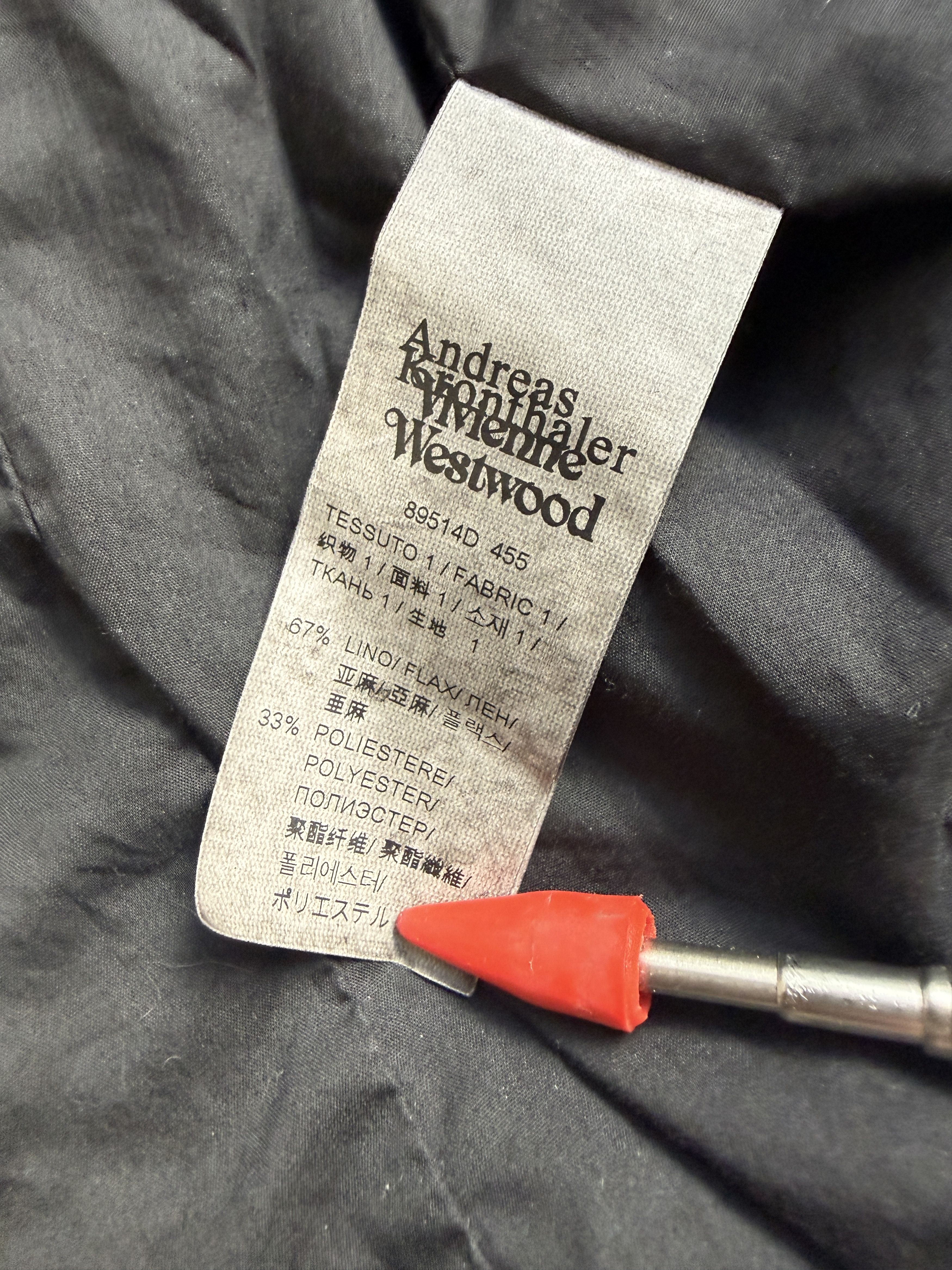Vivienne Westwood 2016 2k$ New RARE Andreas Jacket w/ Big Metal Pins Size M / US 6-8 / IT 42-44 - 10 Thumbnail