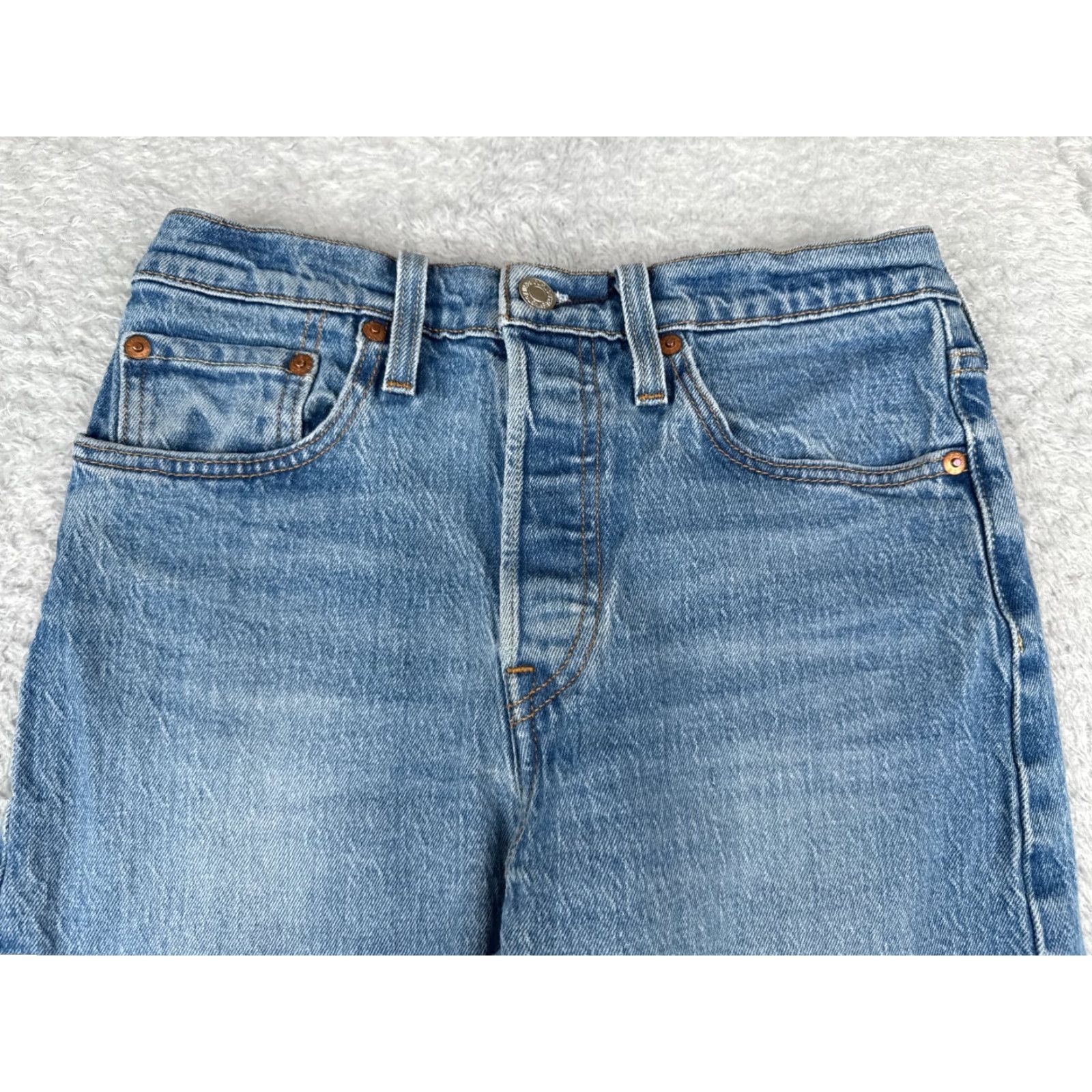 Levi's VINTAGE? No — Levis Jeans 501 XX Slim Denim Blue 27x25 Jeans Size 27" / US 4 / IT 40 - 4 Thumbnail