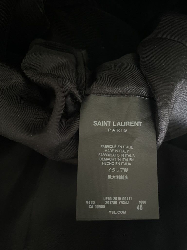 Hedi Slimane × Saint Laurent Paris Saint Laurent Corduroy Elbow Patch Blazer Size 46R - 12 Thumbnail