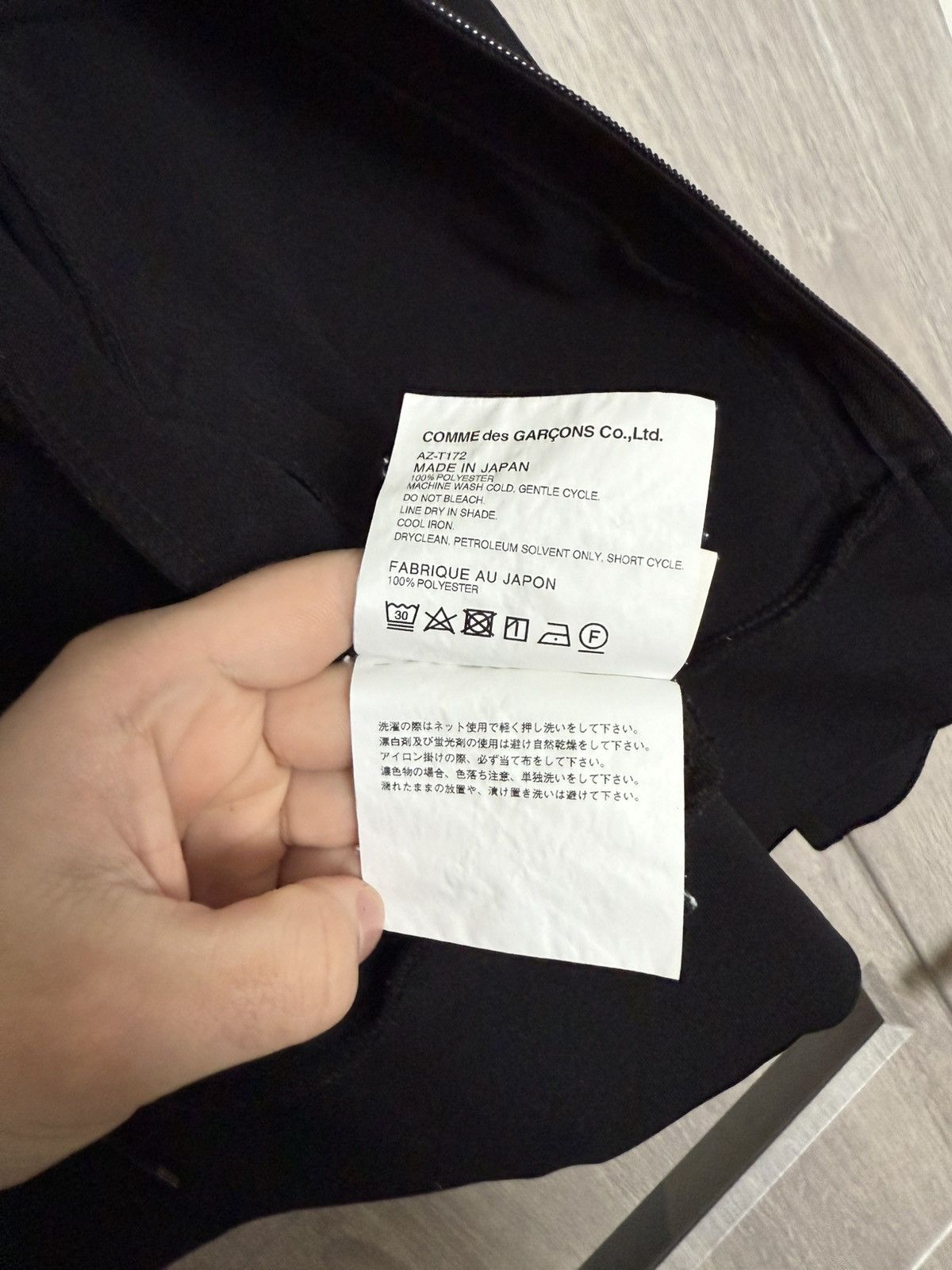 Comme des Garcons Black Comme Des Garcon Play Zip Up Hoodie Size US S / EU 44-46 / 1 - 9 Thumbnail