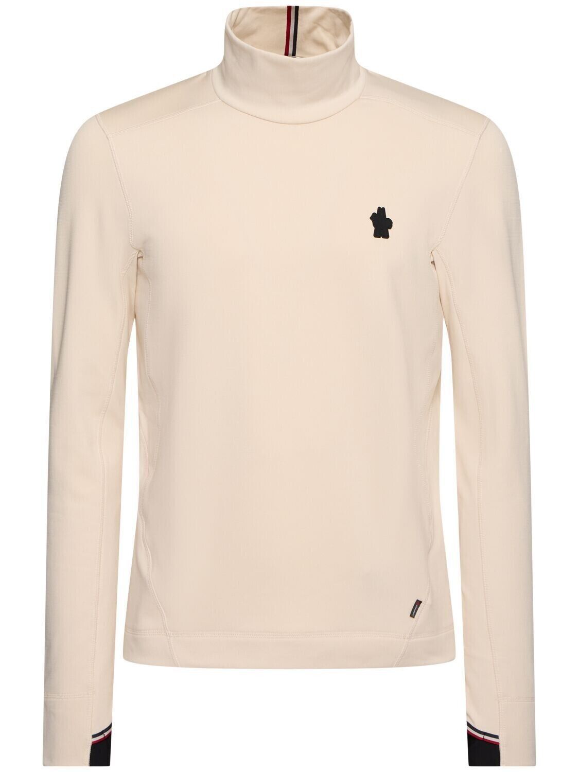 MONCLER GRENOBLE $545 Men's Ivory Fleece Sweatshirt New S