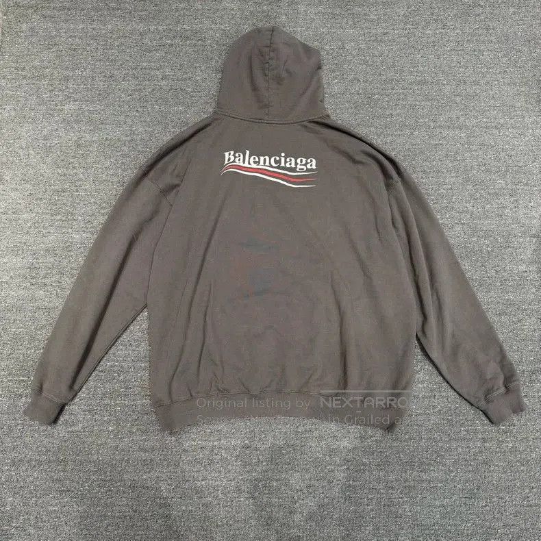 Balenciaga Balenciaga Gray Cola Hoodie Sweatshirt. Size US XS / EU 42 / 0 - 2 Thumbnail