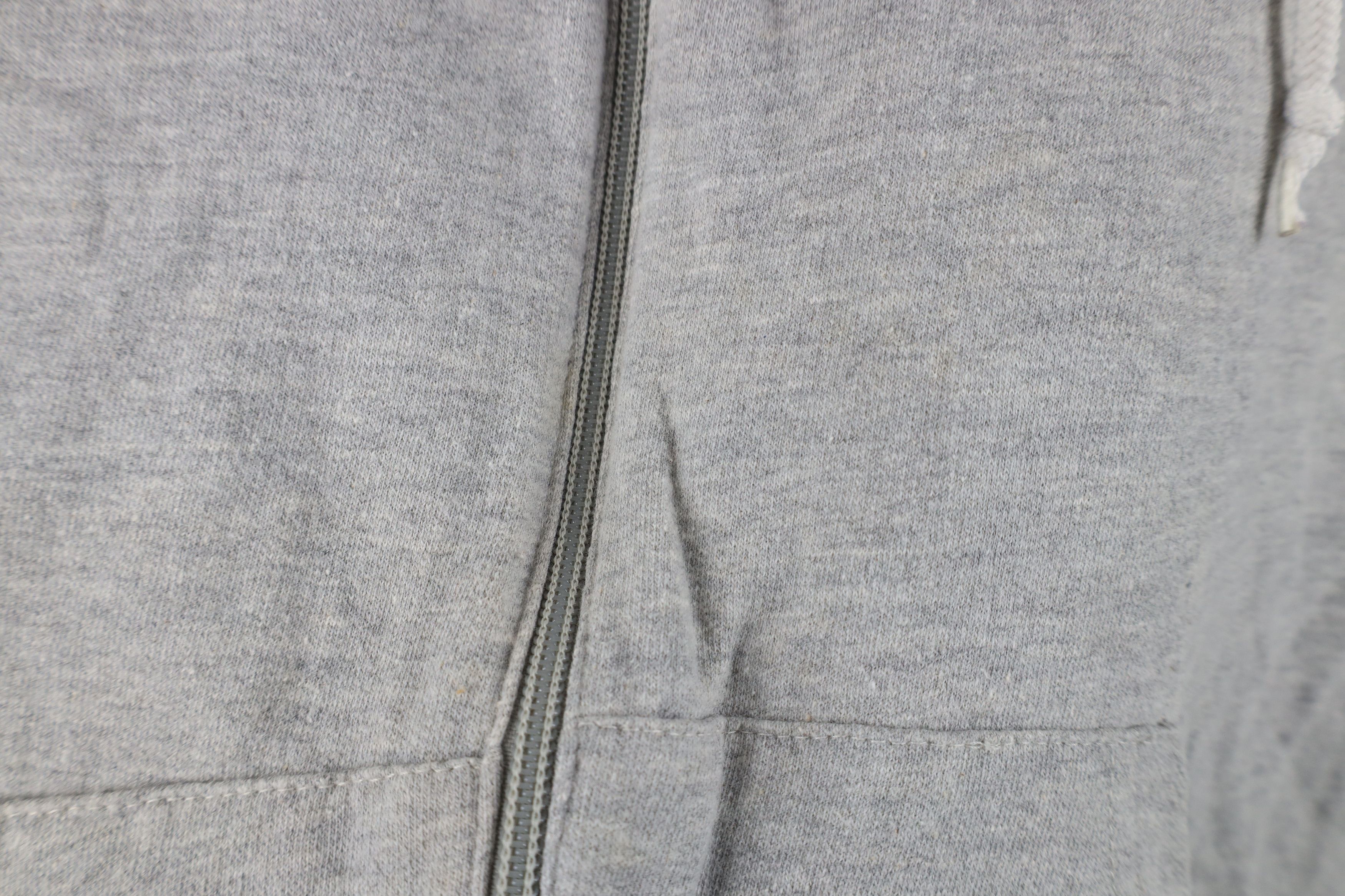 Vintage Vintage 90s Streetwear Blank Full Zip Hoodie Sweatshirt Size L / US 10 / IT 46 - 4 Thumbnail