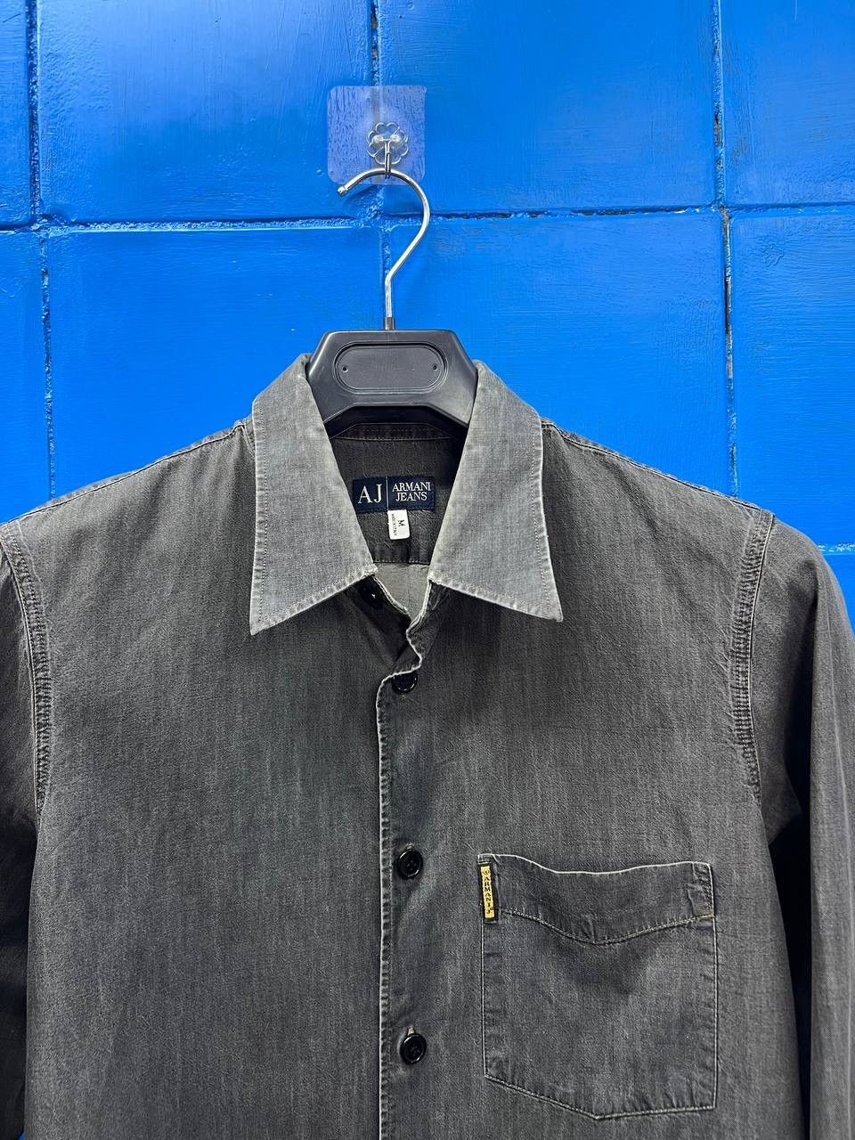 Armani × Vintage Armani jeans vintage shirt Size US M / EU 48-50 / 2 - 5 Thumbnail