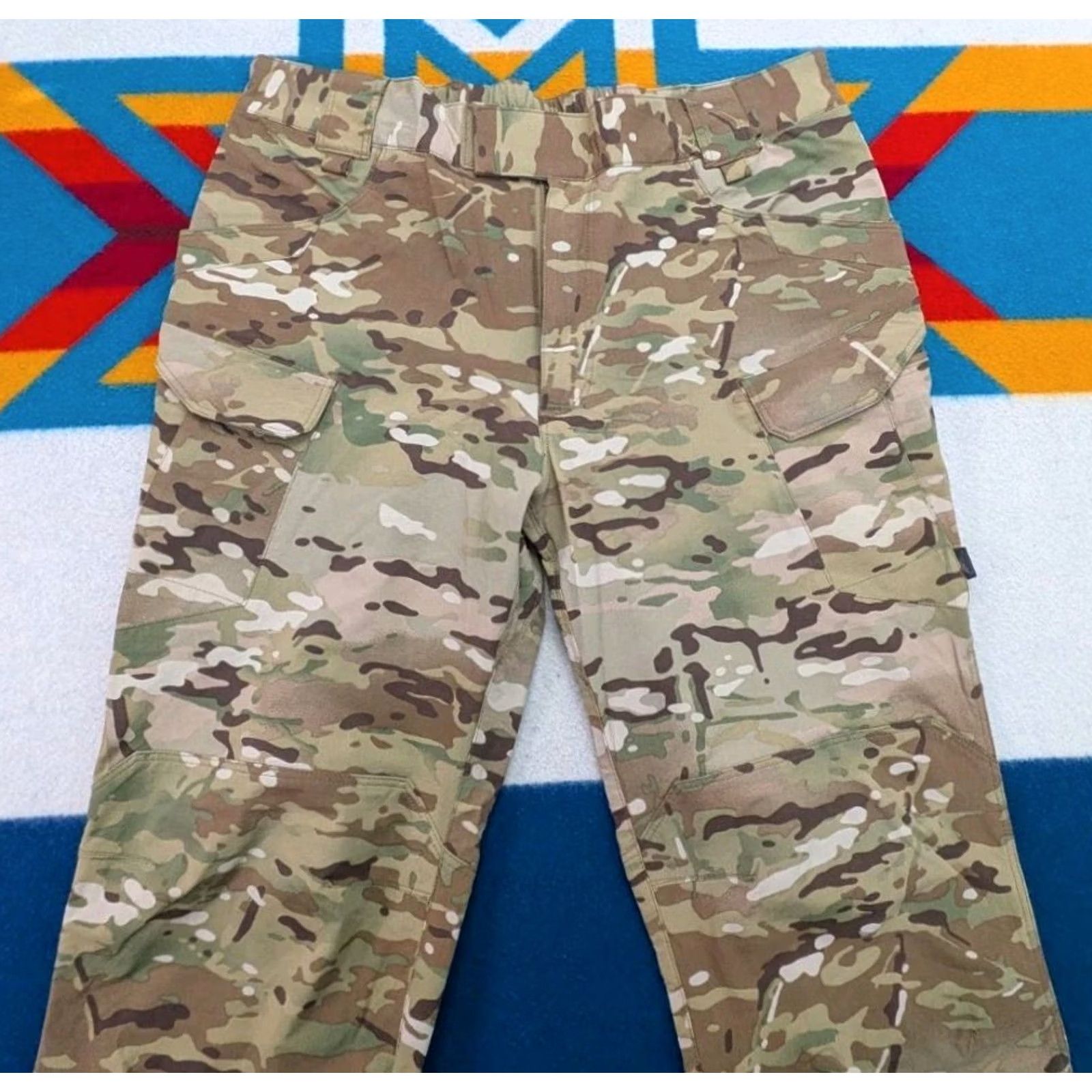 Vintage Helikon Tex Tactical Cargo Pants Outdoor Camo Stretch 38x34 Mens Size US 38 / EU 54 - 3 Thumbnail