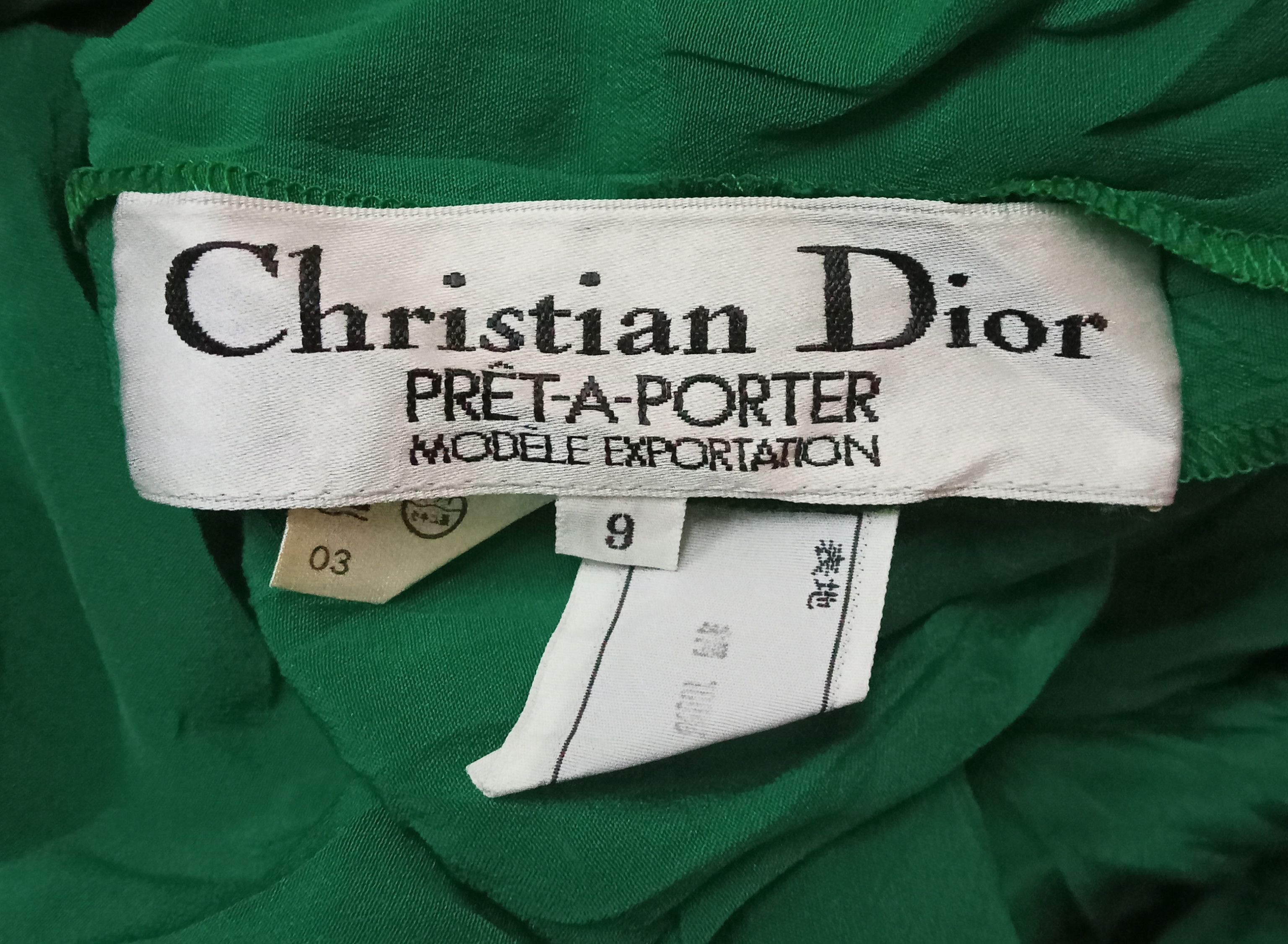 Christian Dior Monsieur Christian Dior Pret A Porter Modele Exportation Vtg Dress Size S / US 4 / IT 40 - 2 Thumbnail