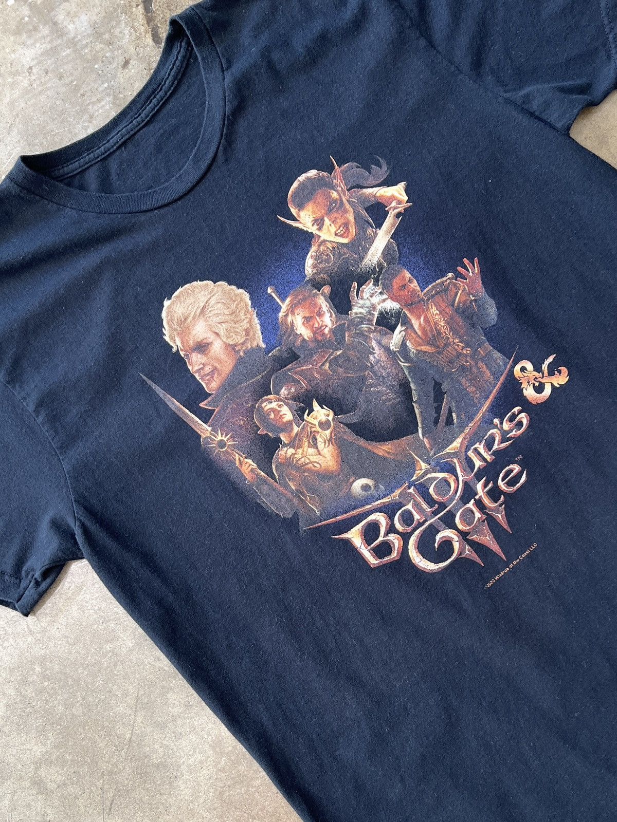 Vintage Baldur's Gate Video Game Character Tee Large Size US L / EU 52-54 / 3 - 1 Thumbnail