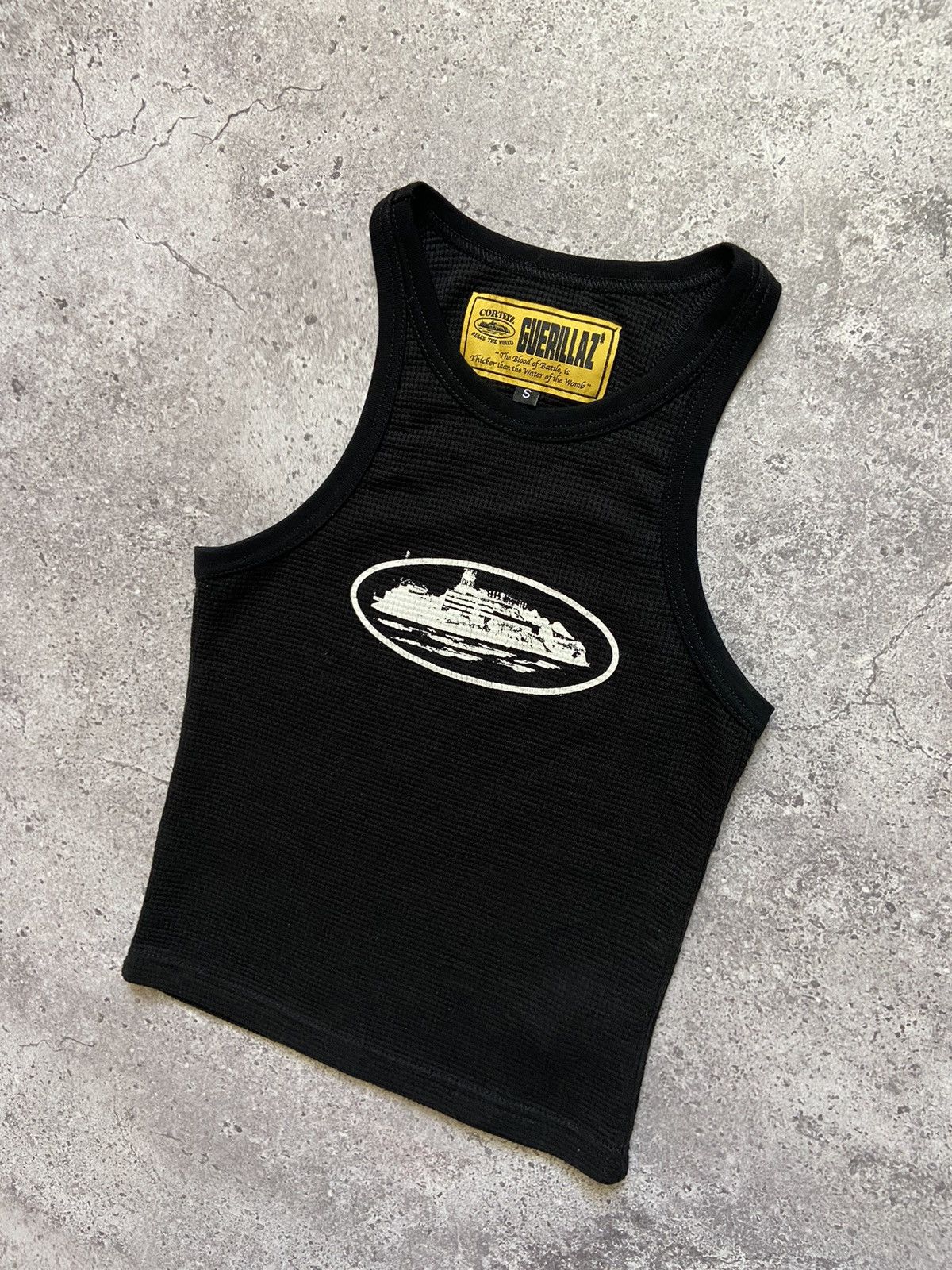 Corteiz Alcatraz Tank Top in Black Size S / US 4 / IT 40 - 2 Thumbnail