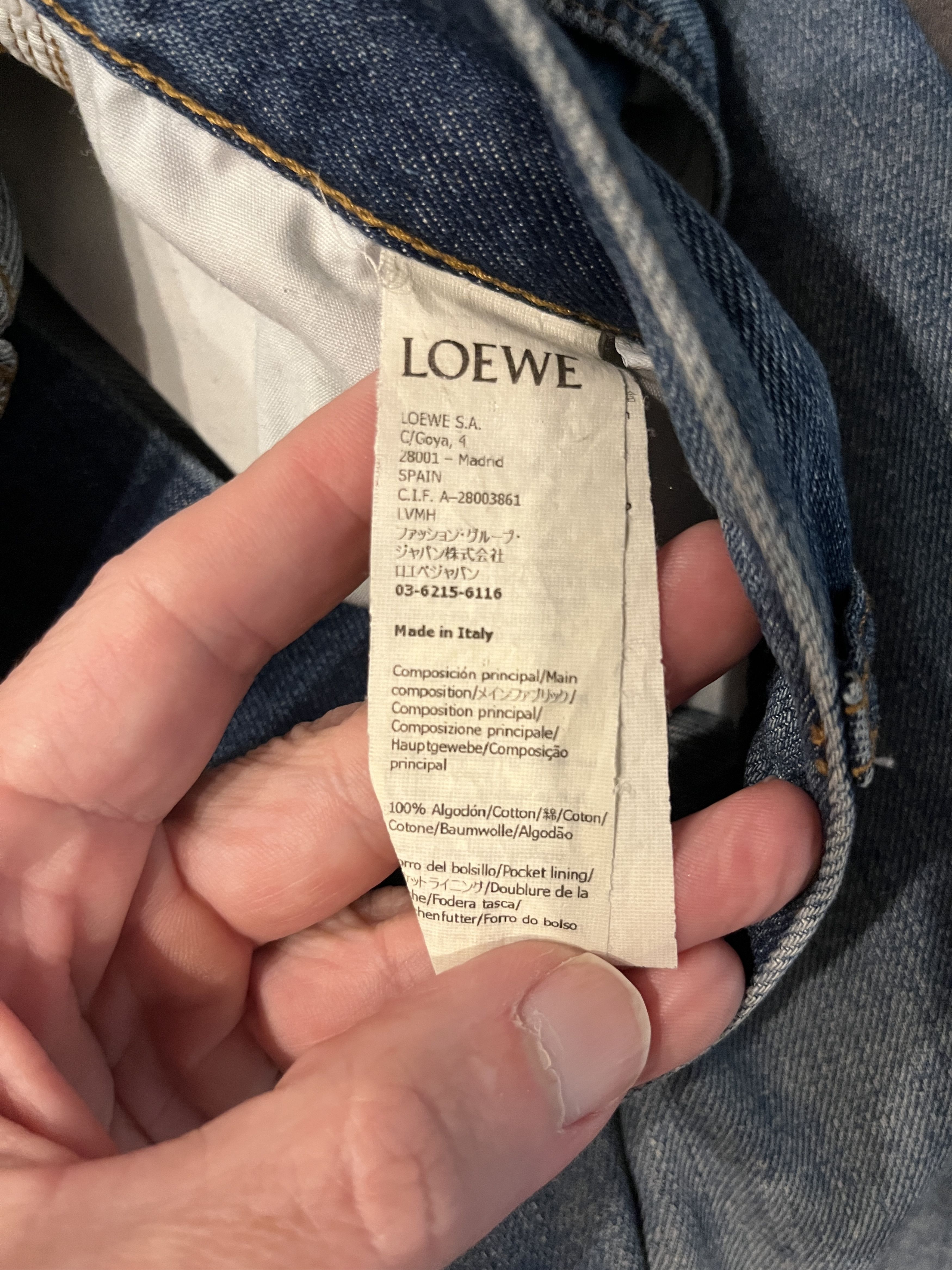 Loewe Loewe Mens Jeans Size US 34 / EU 50 - 7 Thumbnail