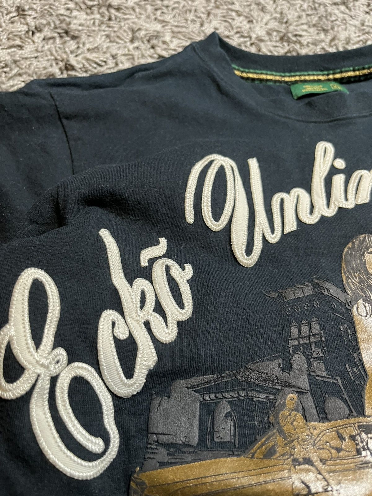 Ecko Unltd. ECKO UNLTD WORLD FAMOUS MONEY RAP T-SHIRT Y2K Size US XL / EU 56 / 4 - 3 Thumbnail