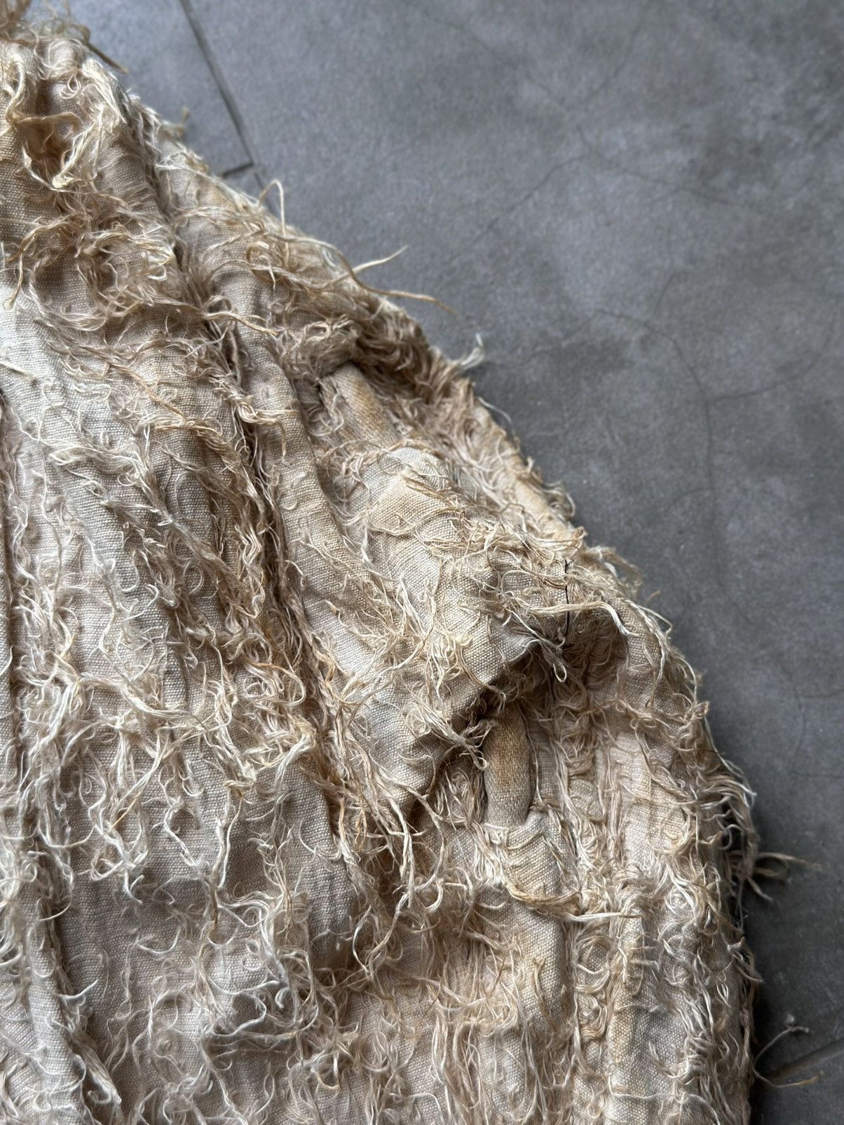 Issey Miyake 1980s ISSEY MIYAKE TEXTURED LINEN JACKET Size US M / EU 48-50 / 2 - 13 Thumbnail