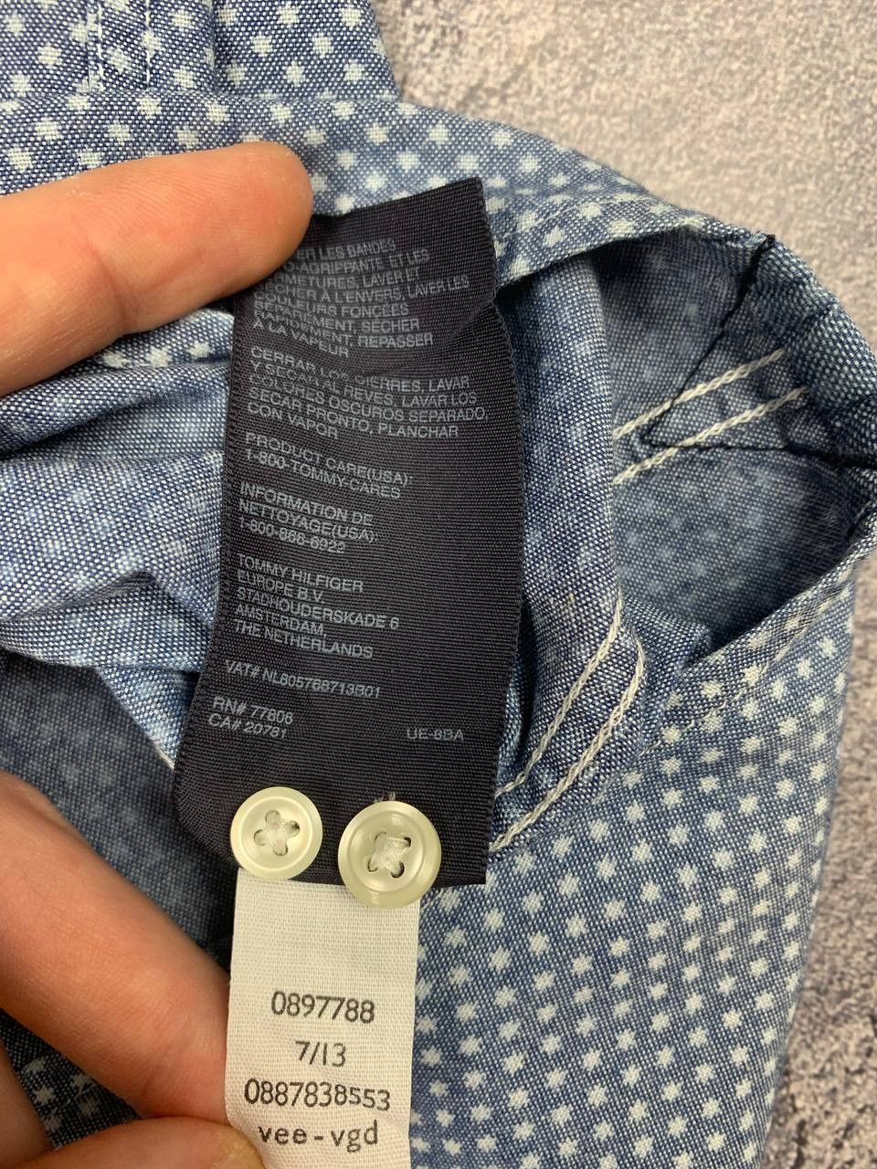 Tommy Hilfiger Tommy Hilfiger Men’s Shirt Size L Gray Polka Dot Size US L / EU 52-54 / 3 - 19 Thumbnail