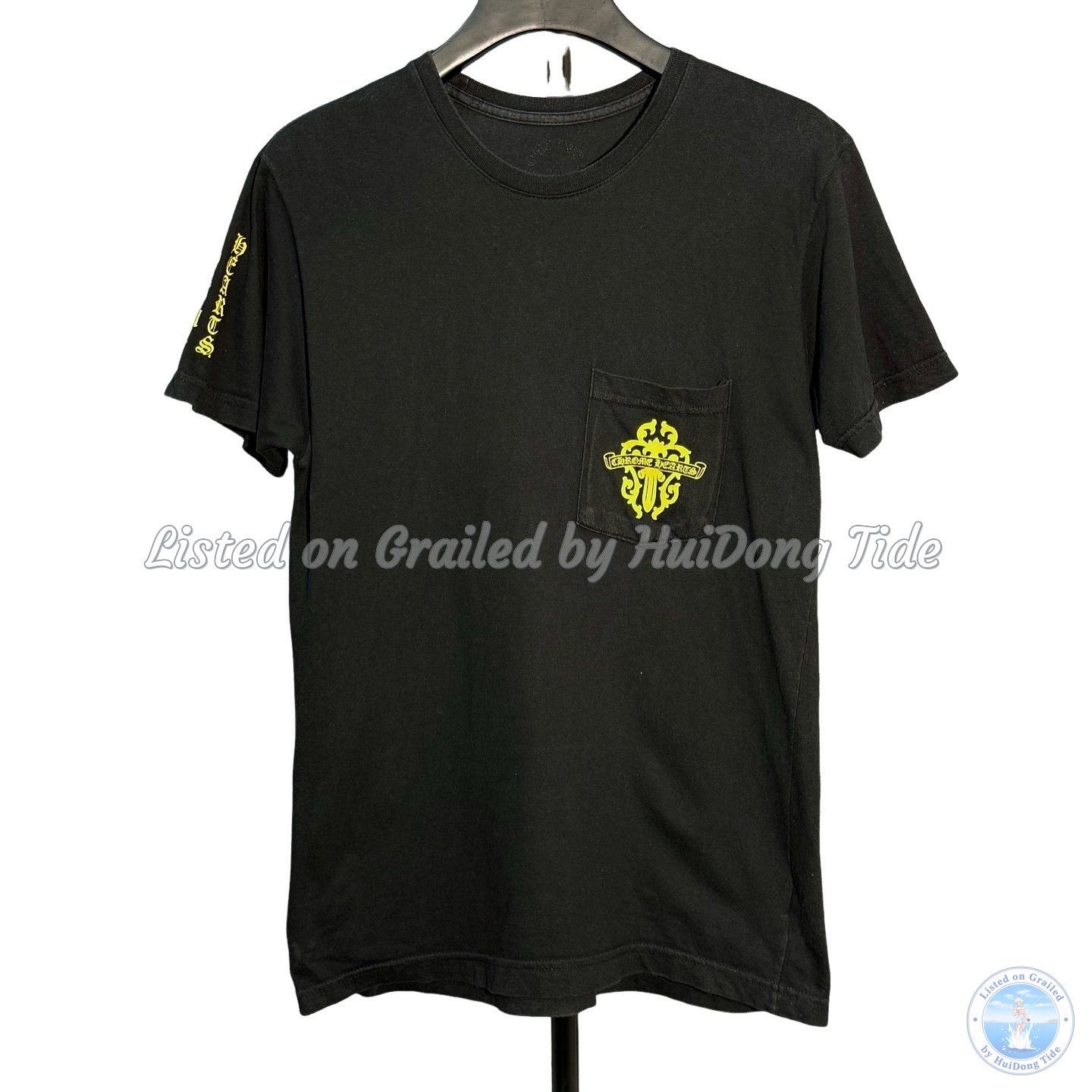Chrome Hearts Chrome Hearts Yellow RS3 Black T Shirt | Grailed