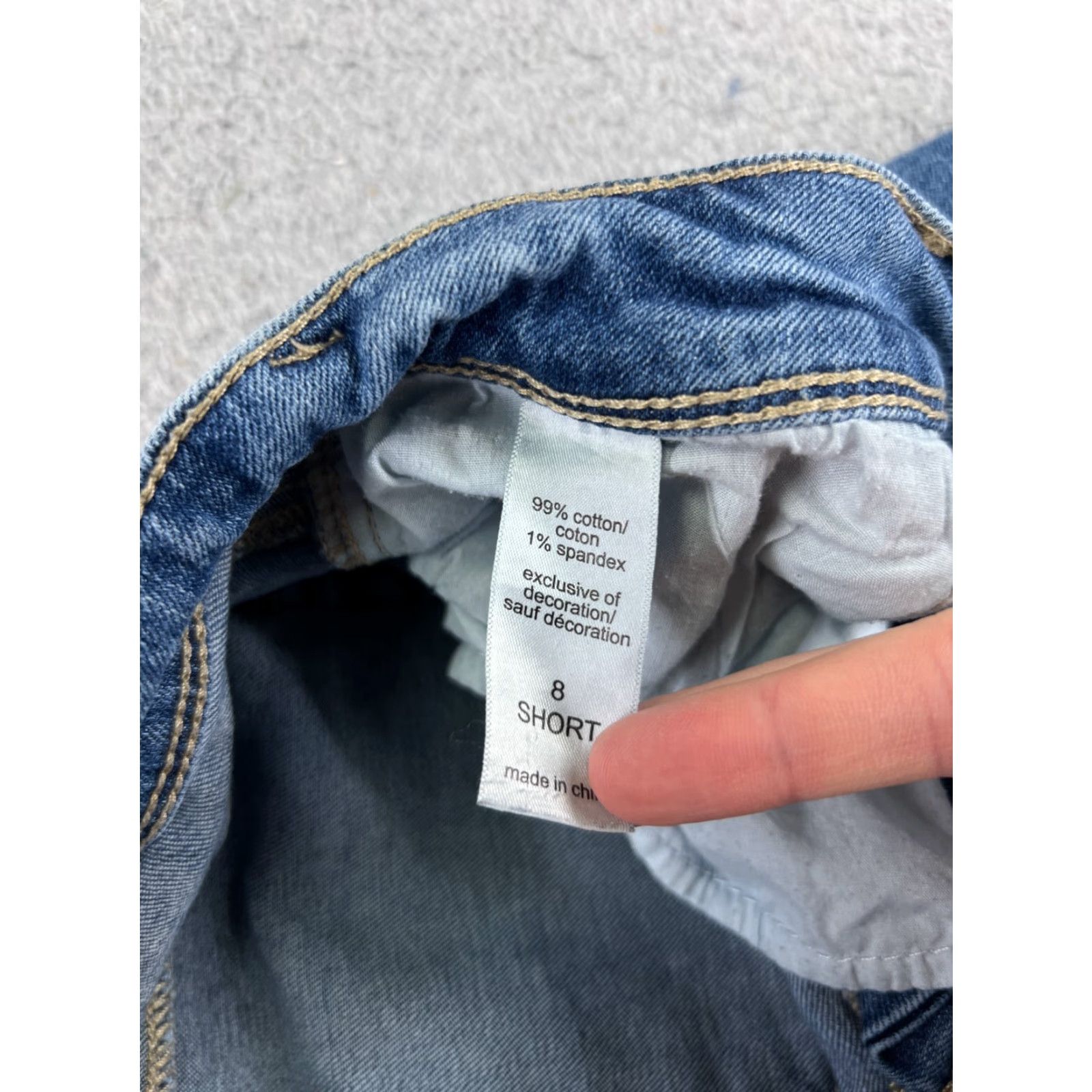 Vintage Maurices Jeans Womens 8 Blue Denim Cotton Bootcut Embroidered Western 5-Pocket Regular Mid Rise Stretch Size 30" / US 8 / IT 44 - 7 Thumbnail